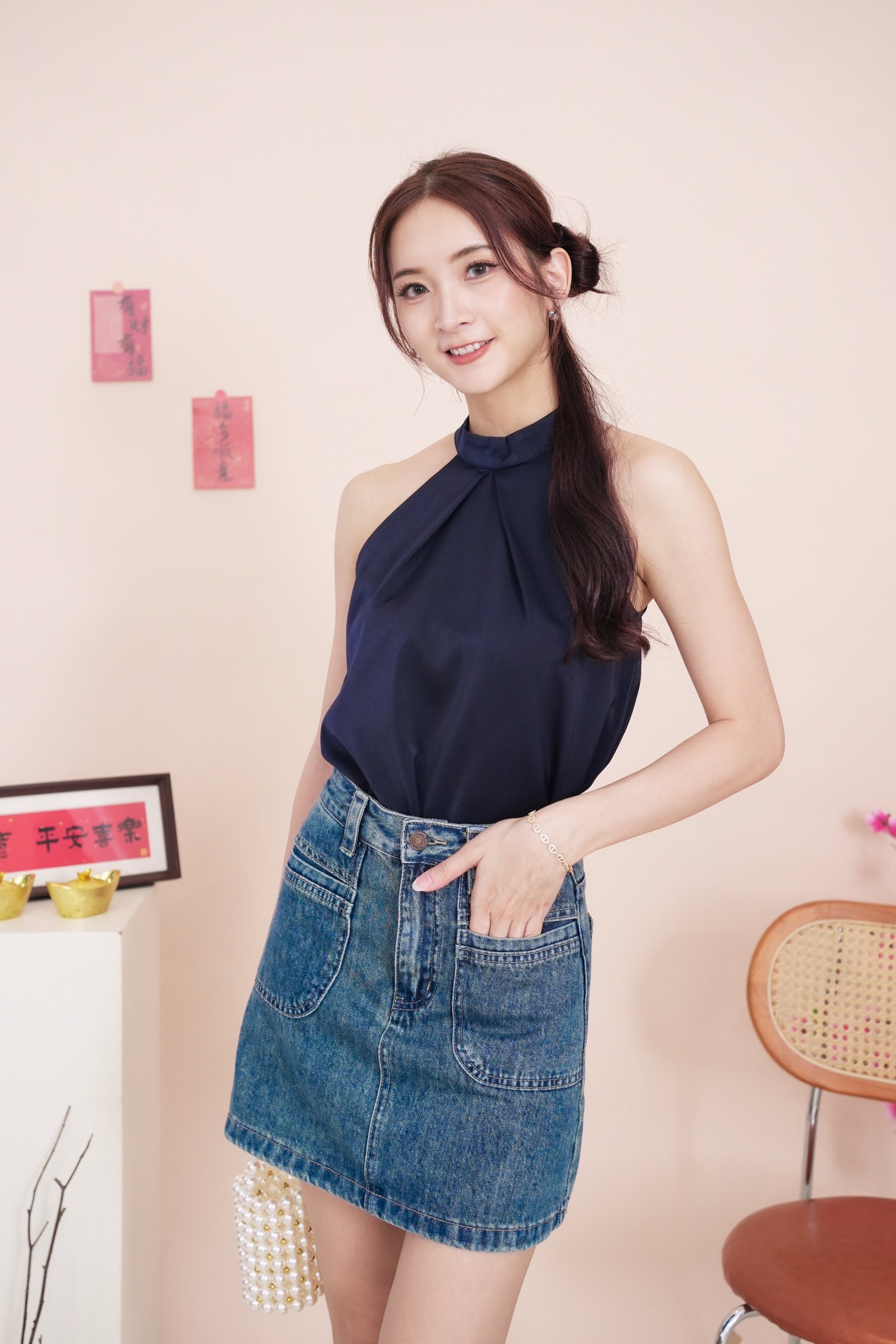 Celosia Halterneck Top