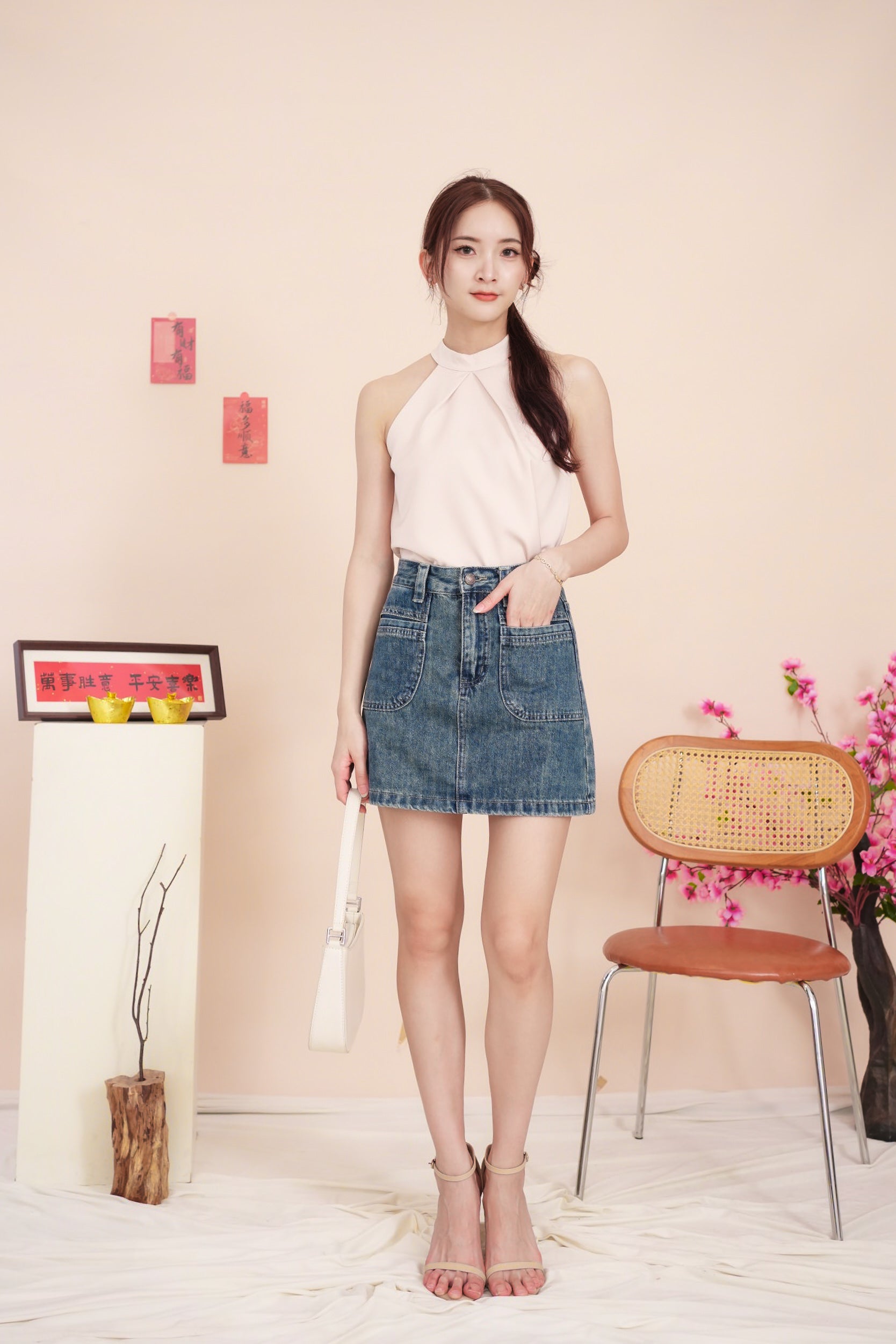 Celosia Halterneck Top
