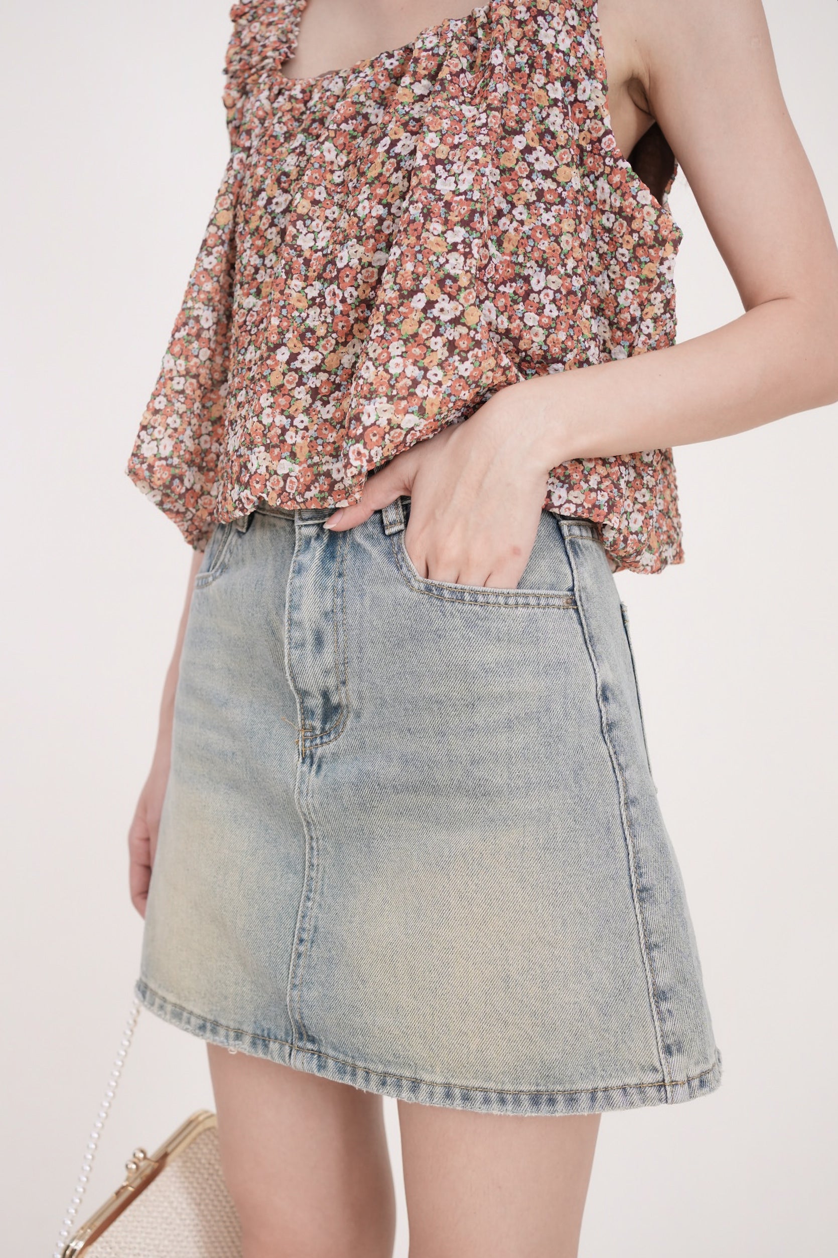 Gaby Denim Skirt