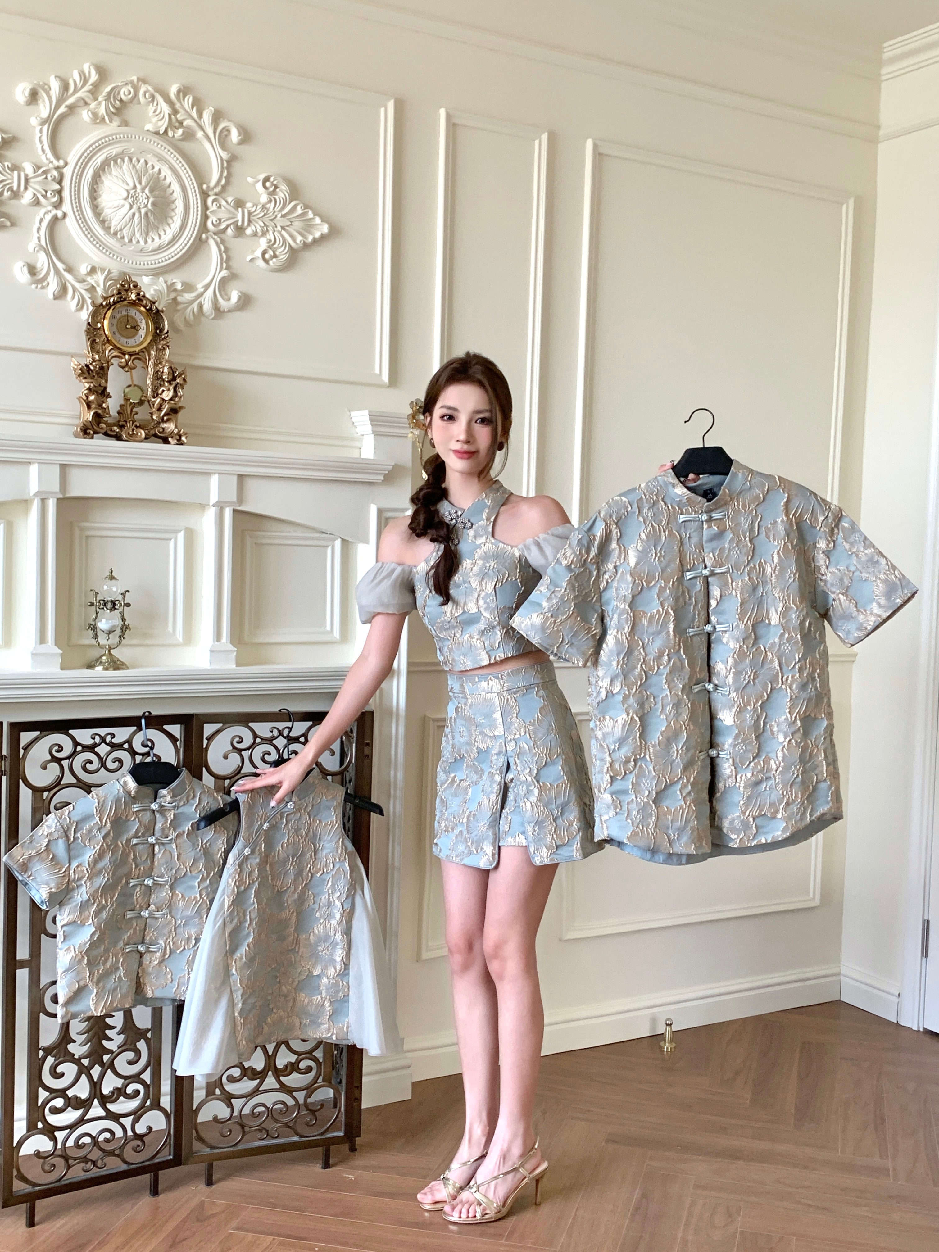 He He Cheongsam Shirt