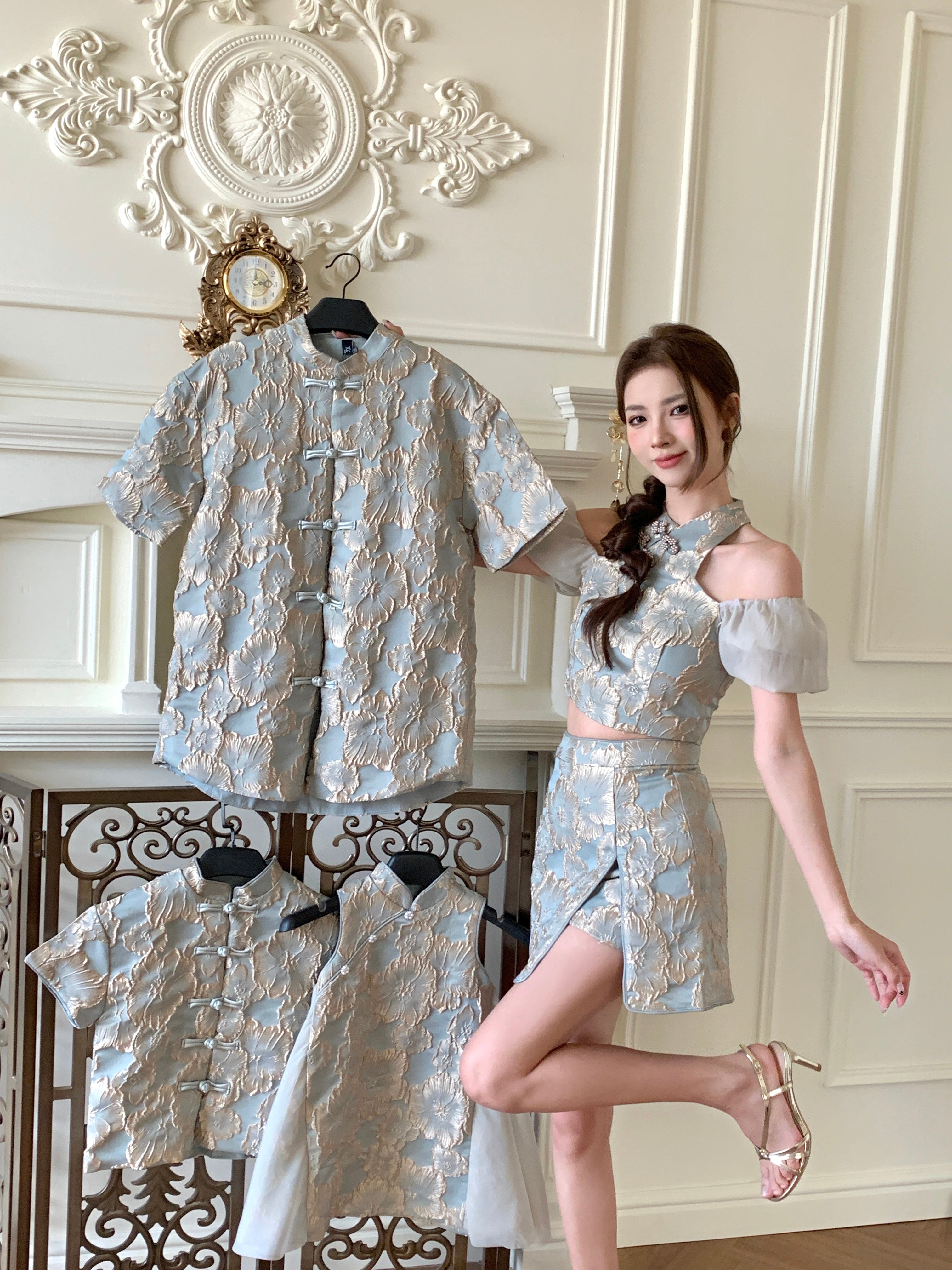 KIDS Le Le Cheongsam Boy Top (Defect)