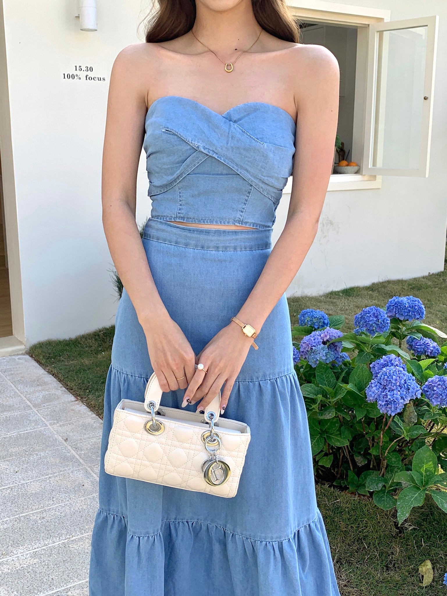 Orivelle Denim Top