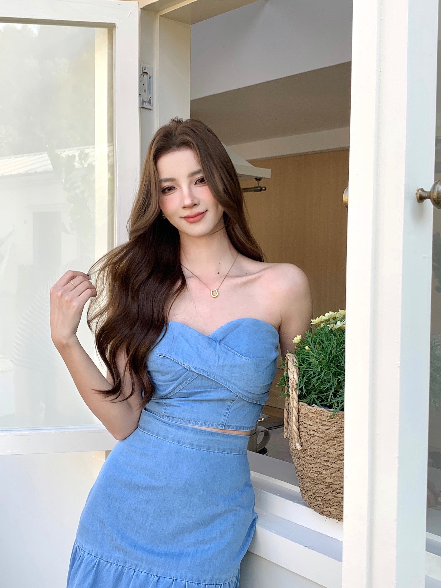 Orivelle Denim Top