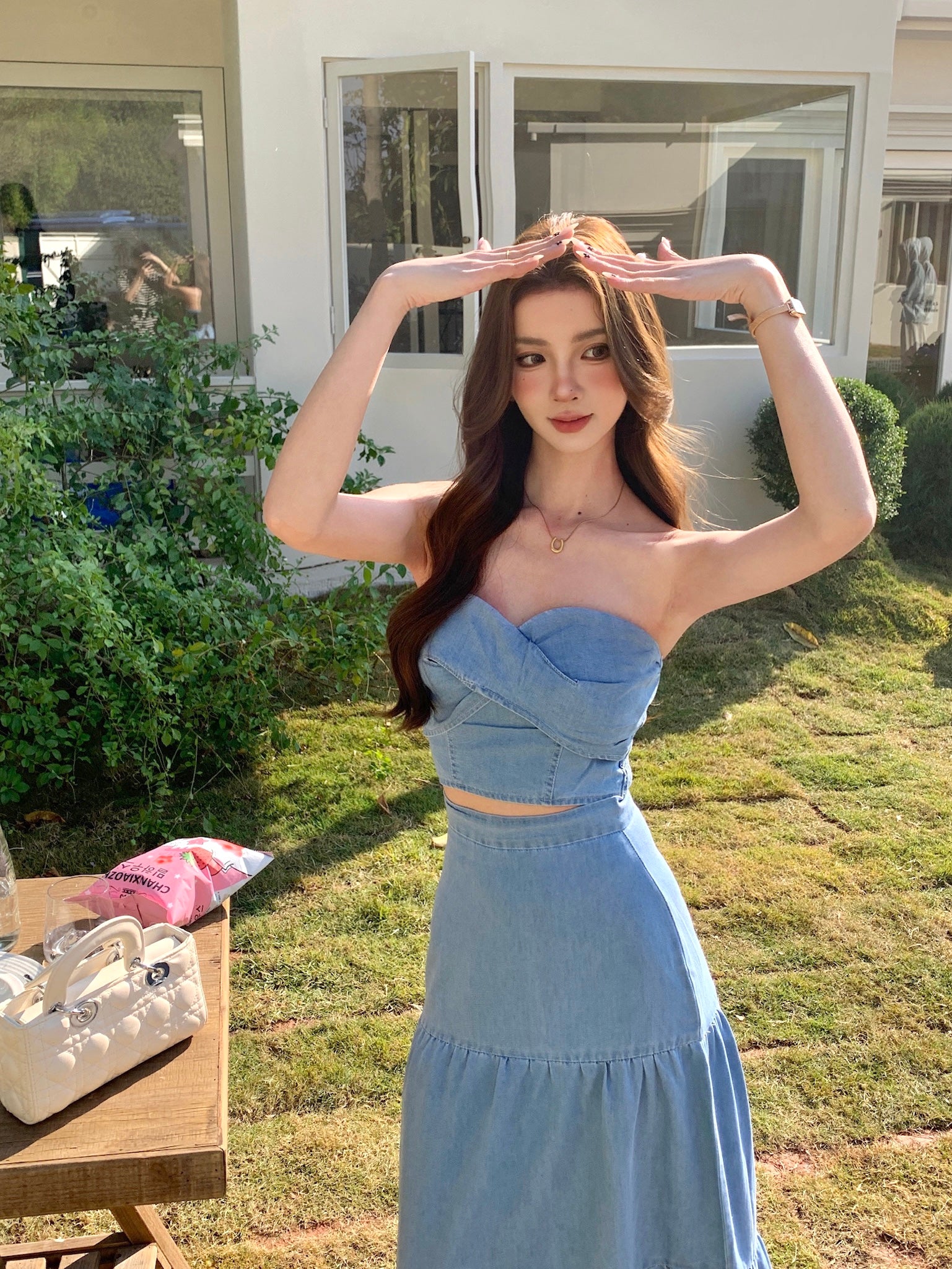 Orivelle Denim Top