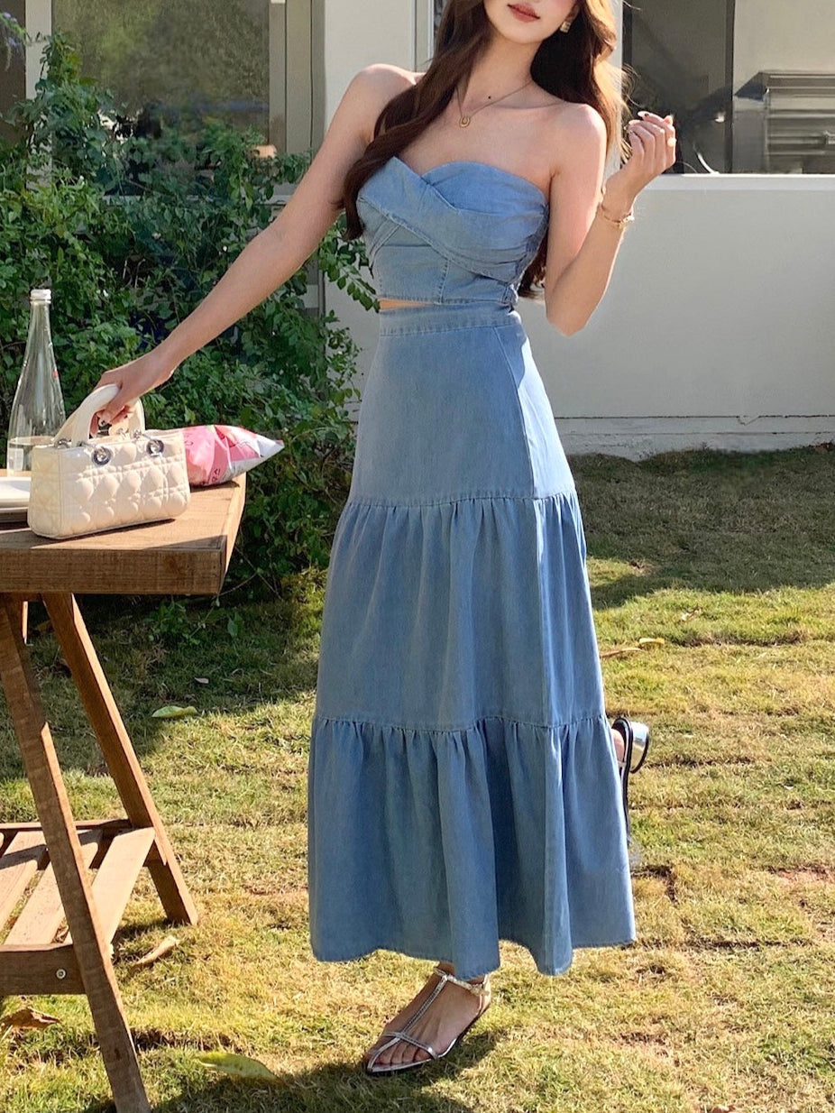 Orivelle Denim Top