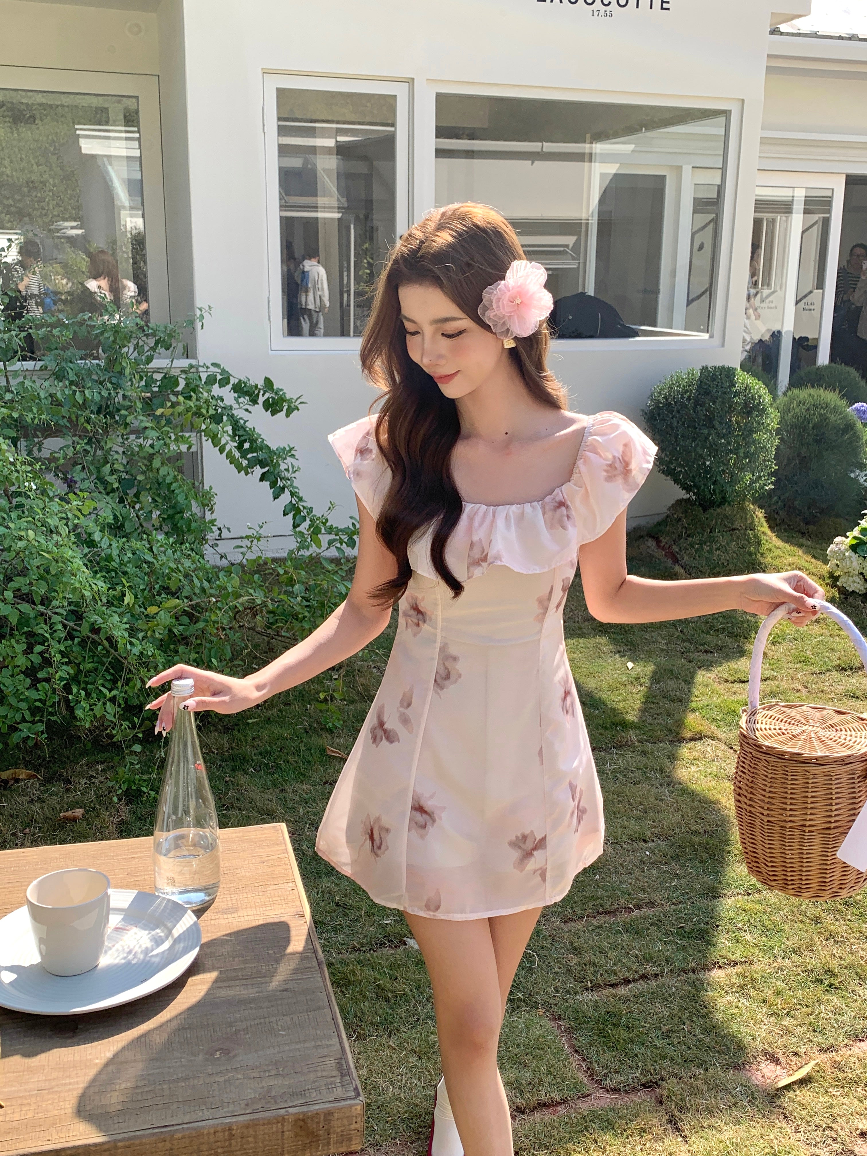 Wang Bao Romper Dress
