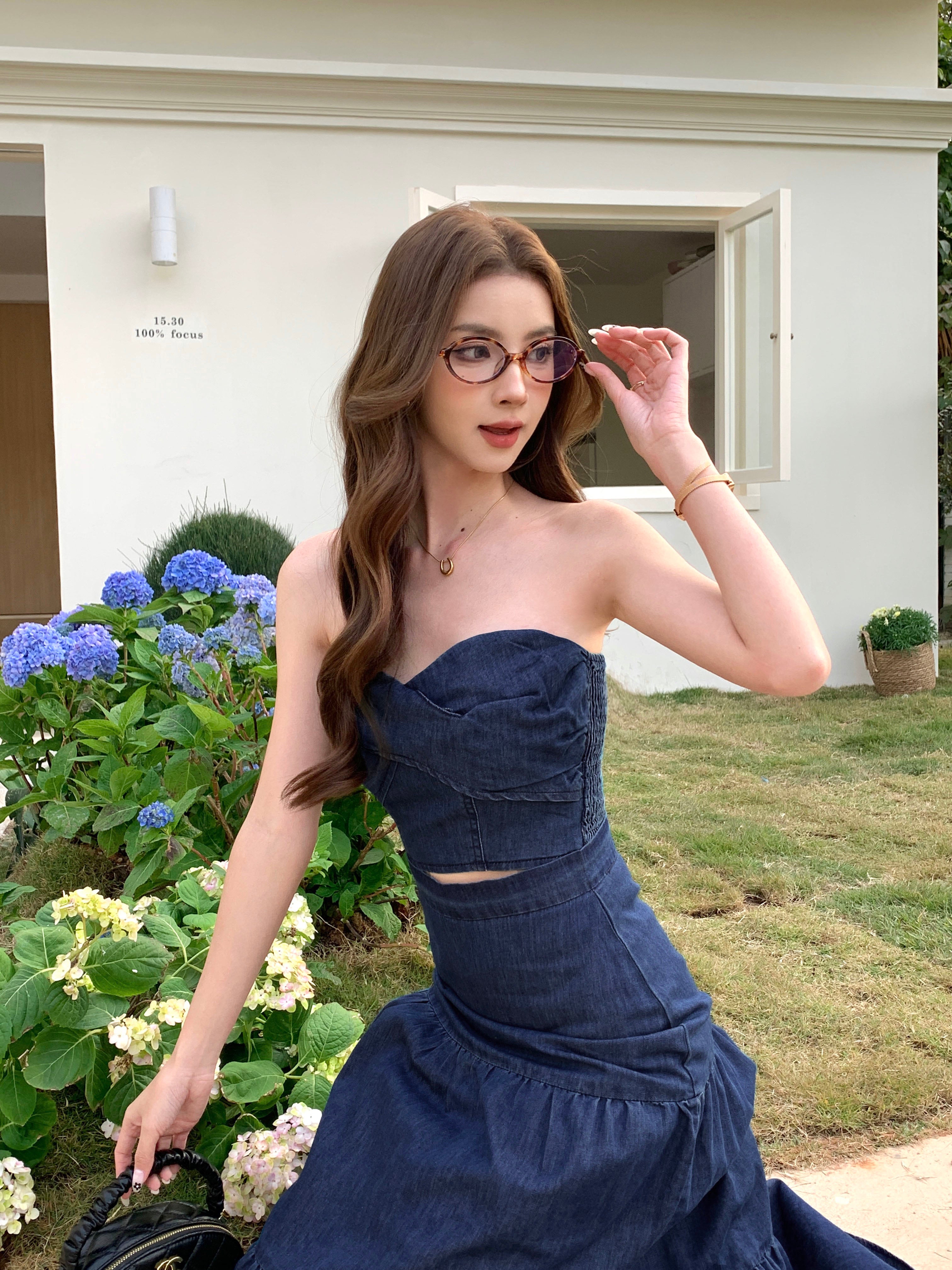 Orivelle Denim Top