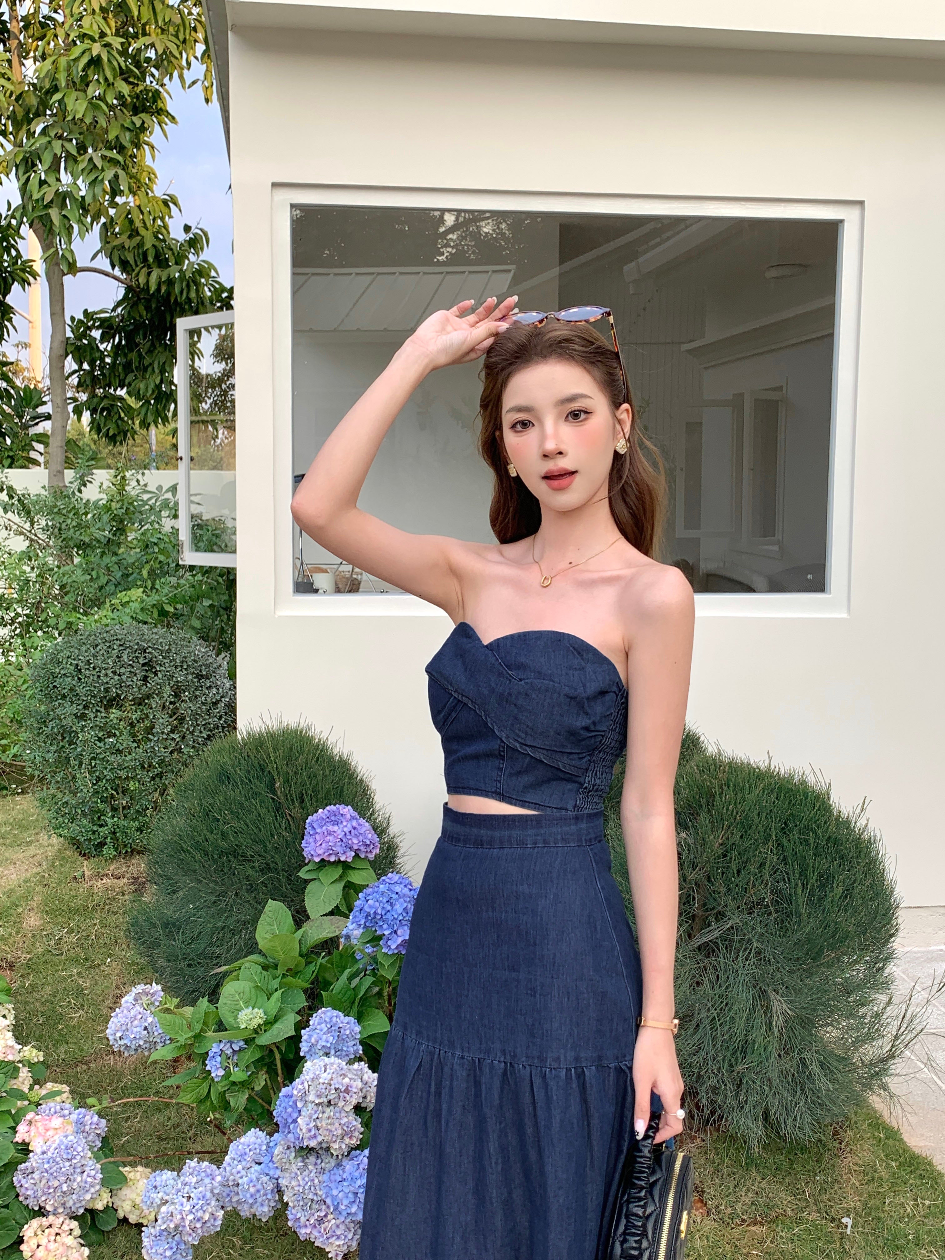 Orivelle Denim Top