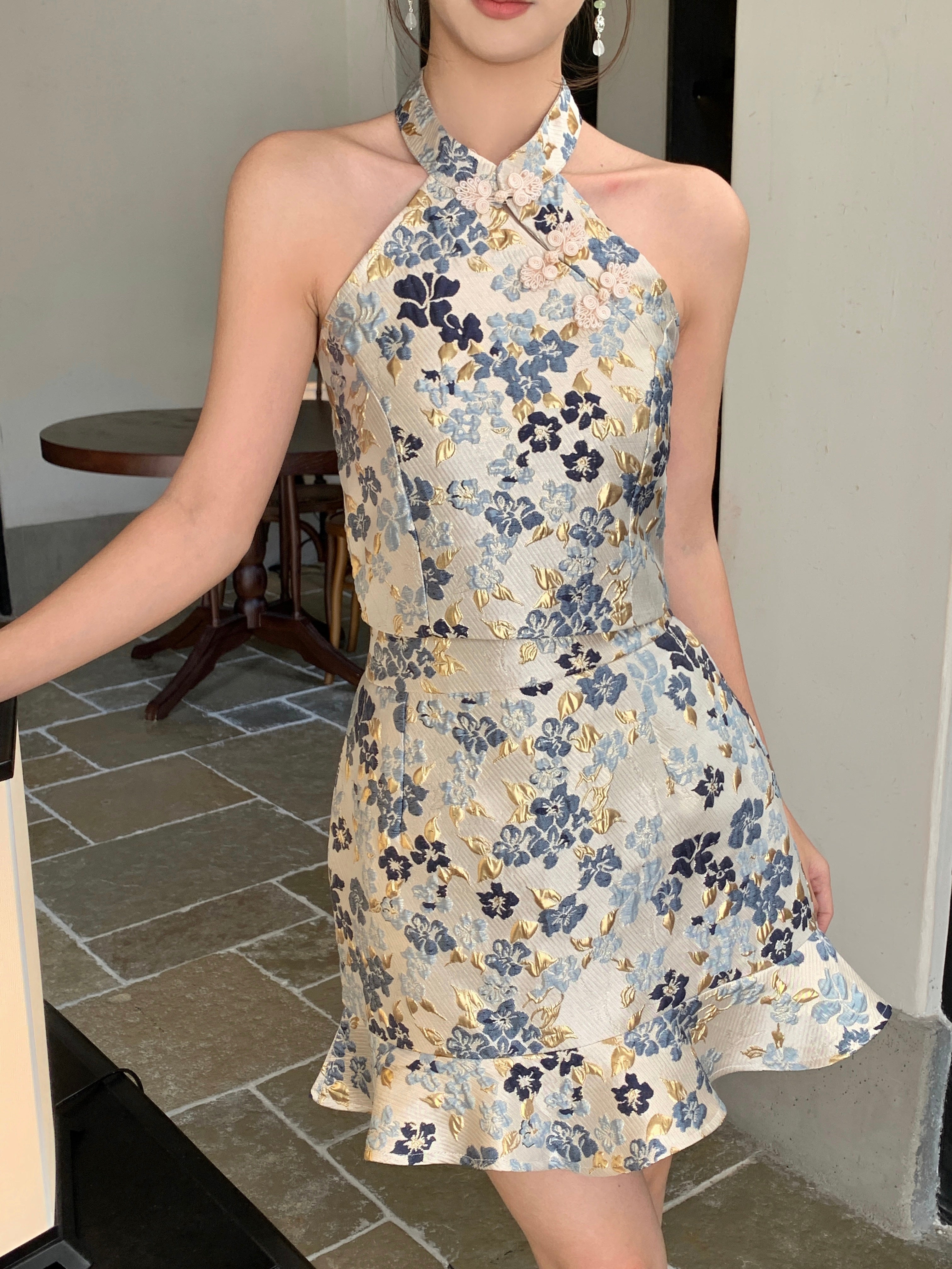 Jin Li Cheongsam Top
