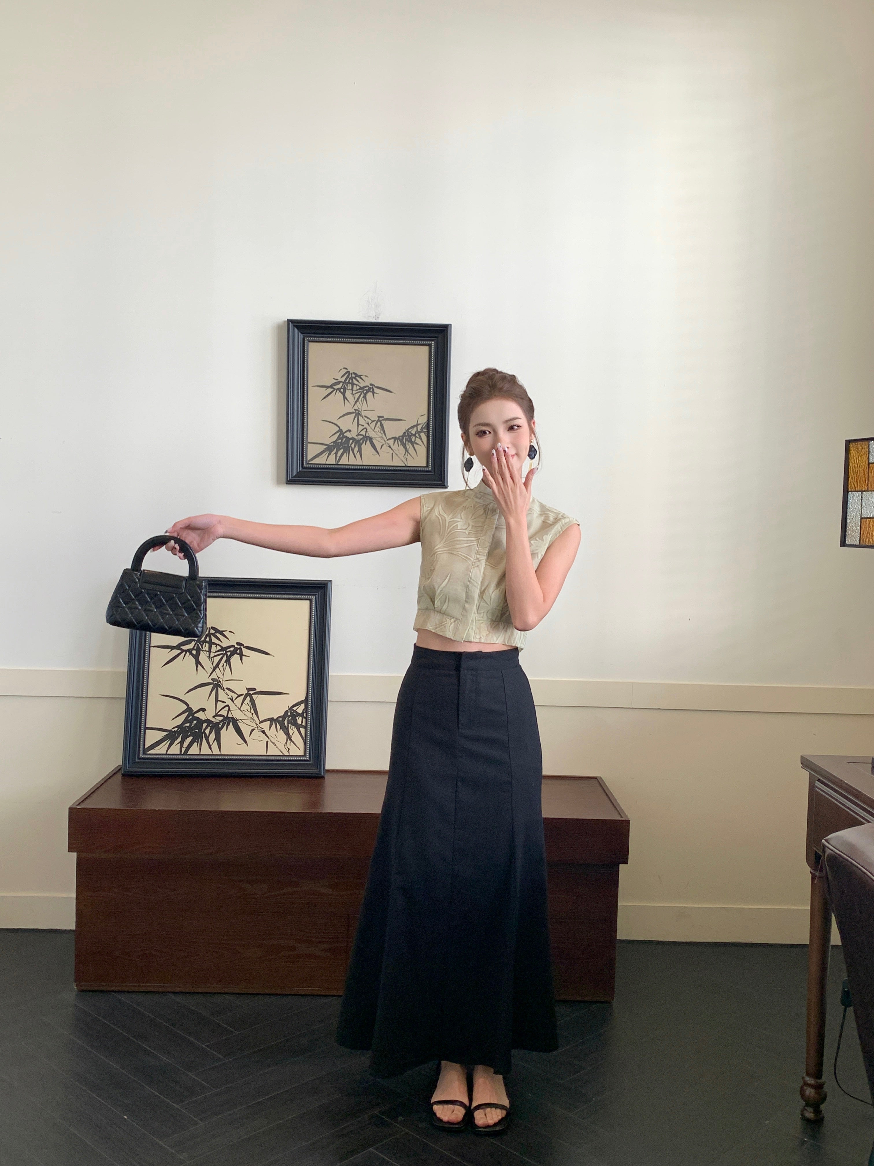 Xi Li Cheongsam Top