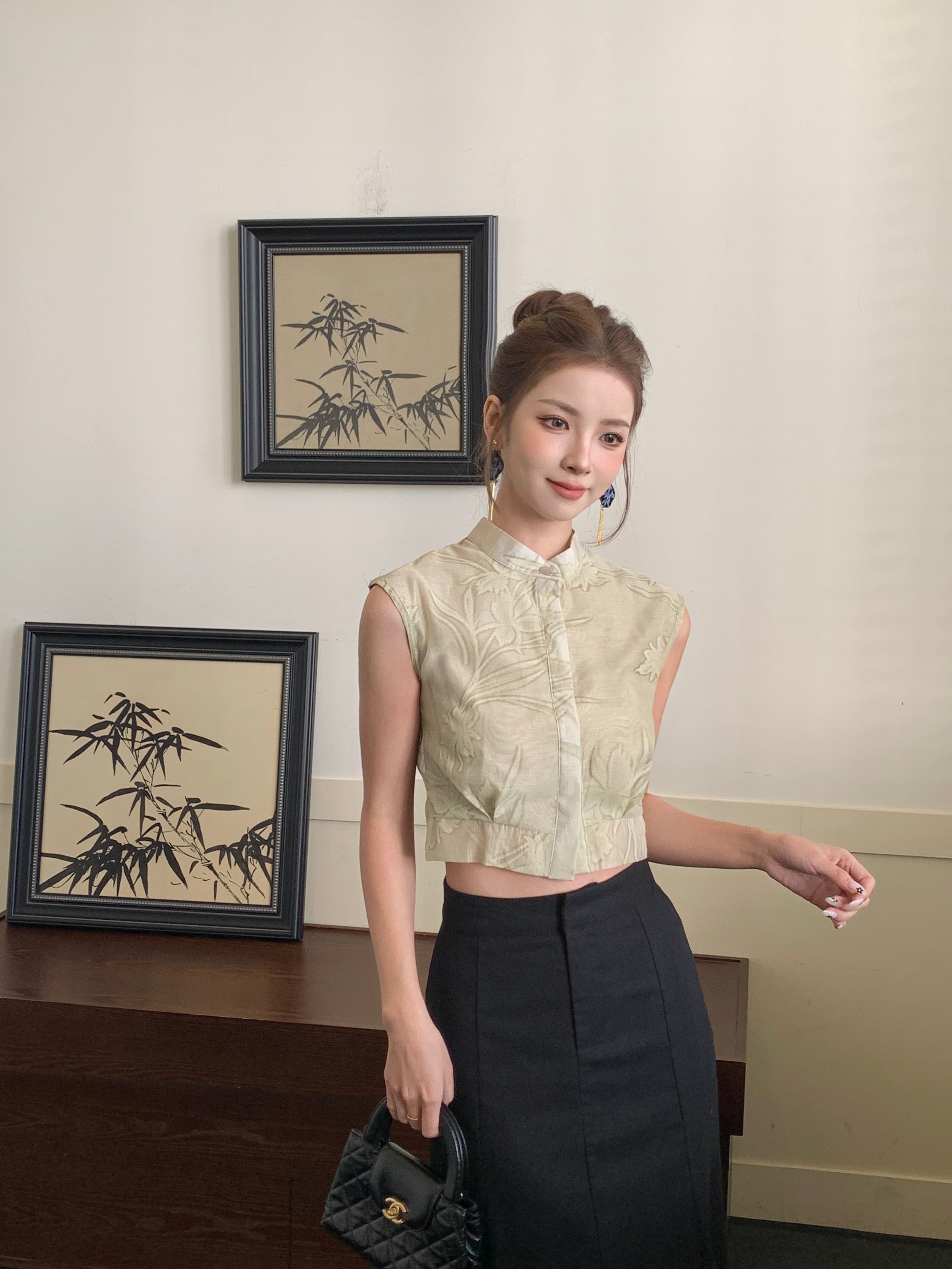 Xi Li Cheongsam Top