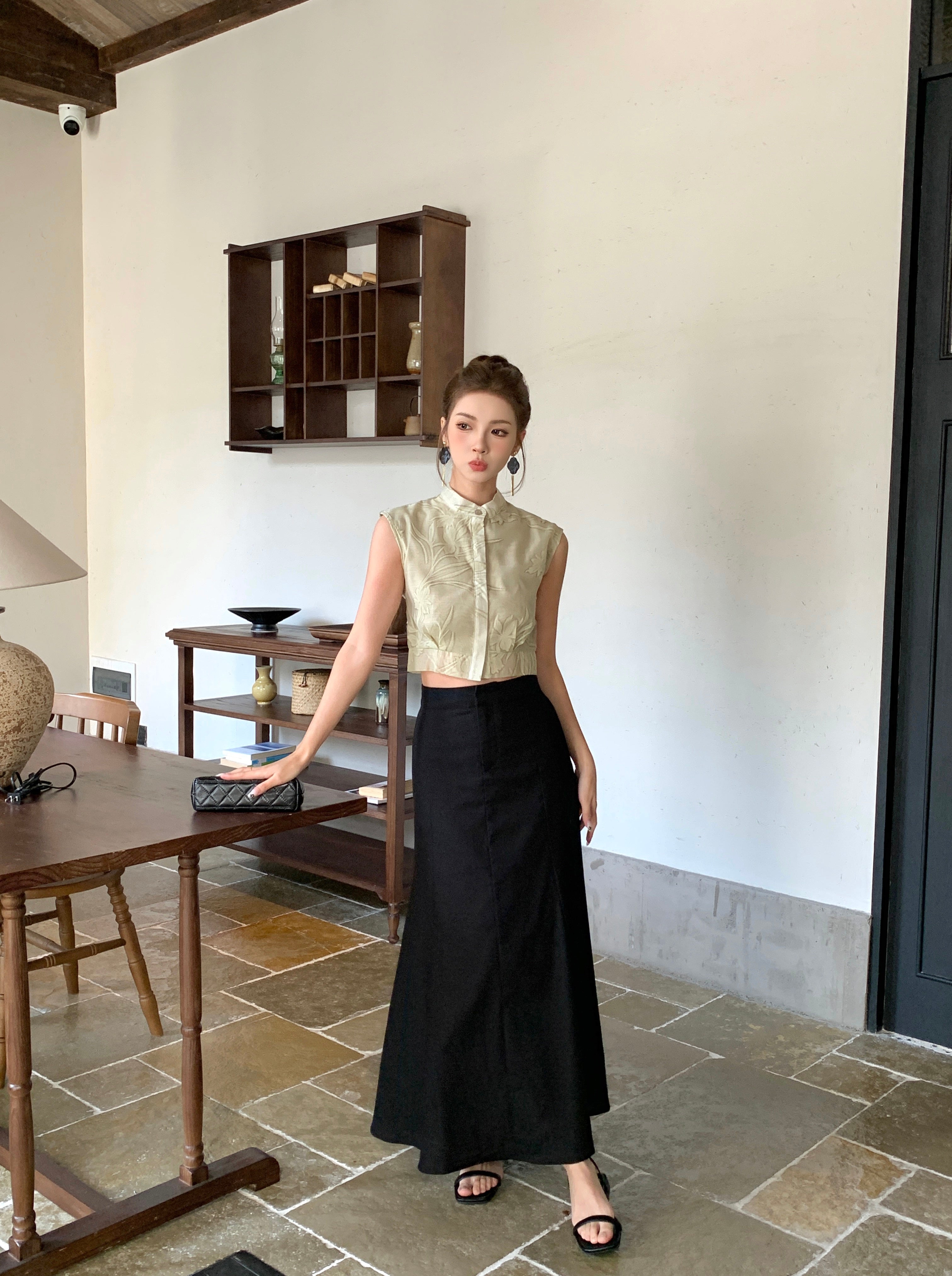 Xi Li Cheongsam Top