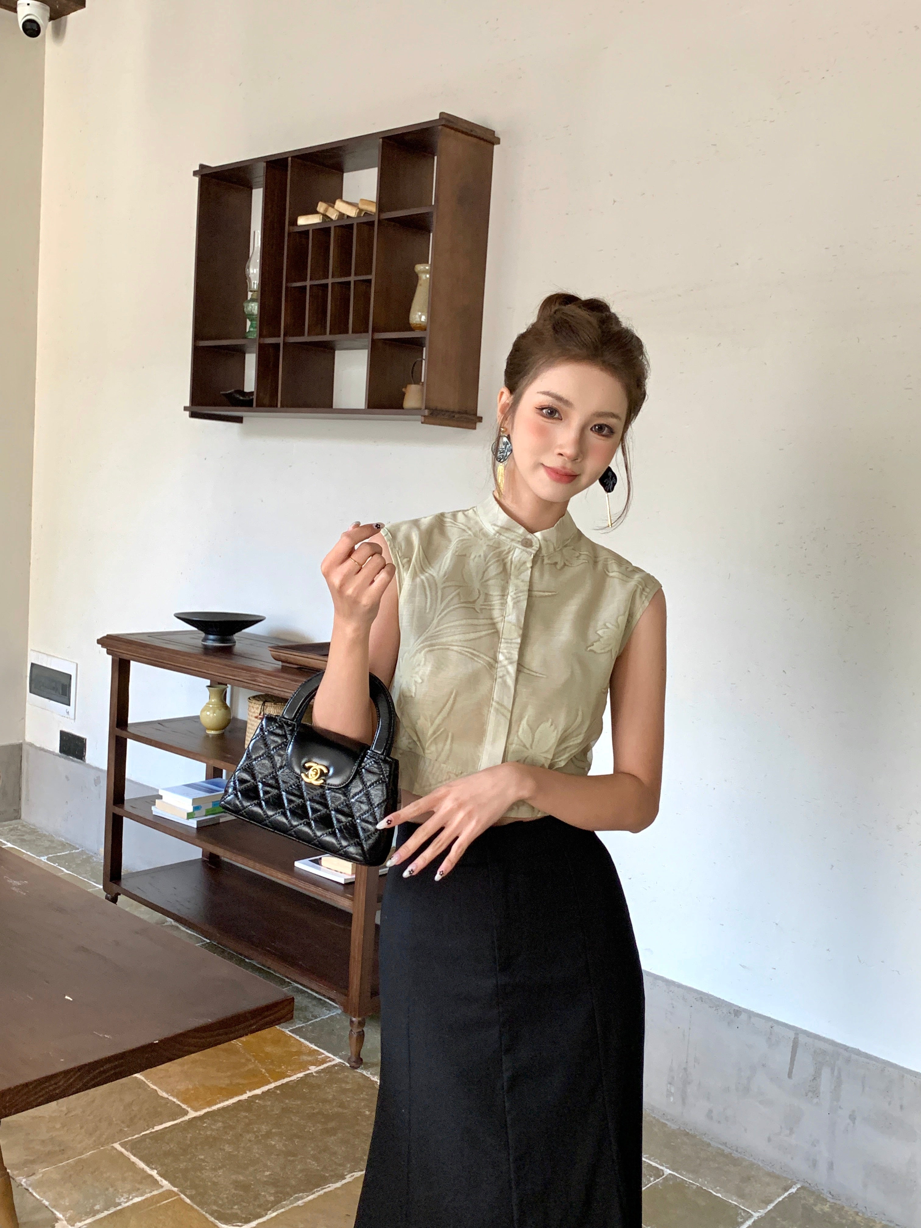Xi Li Cheongsam Top