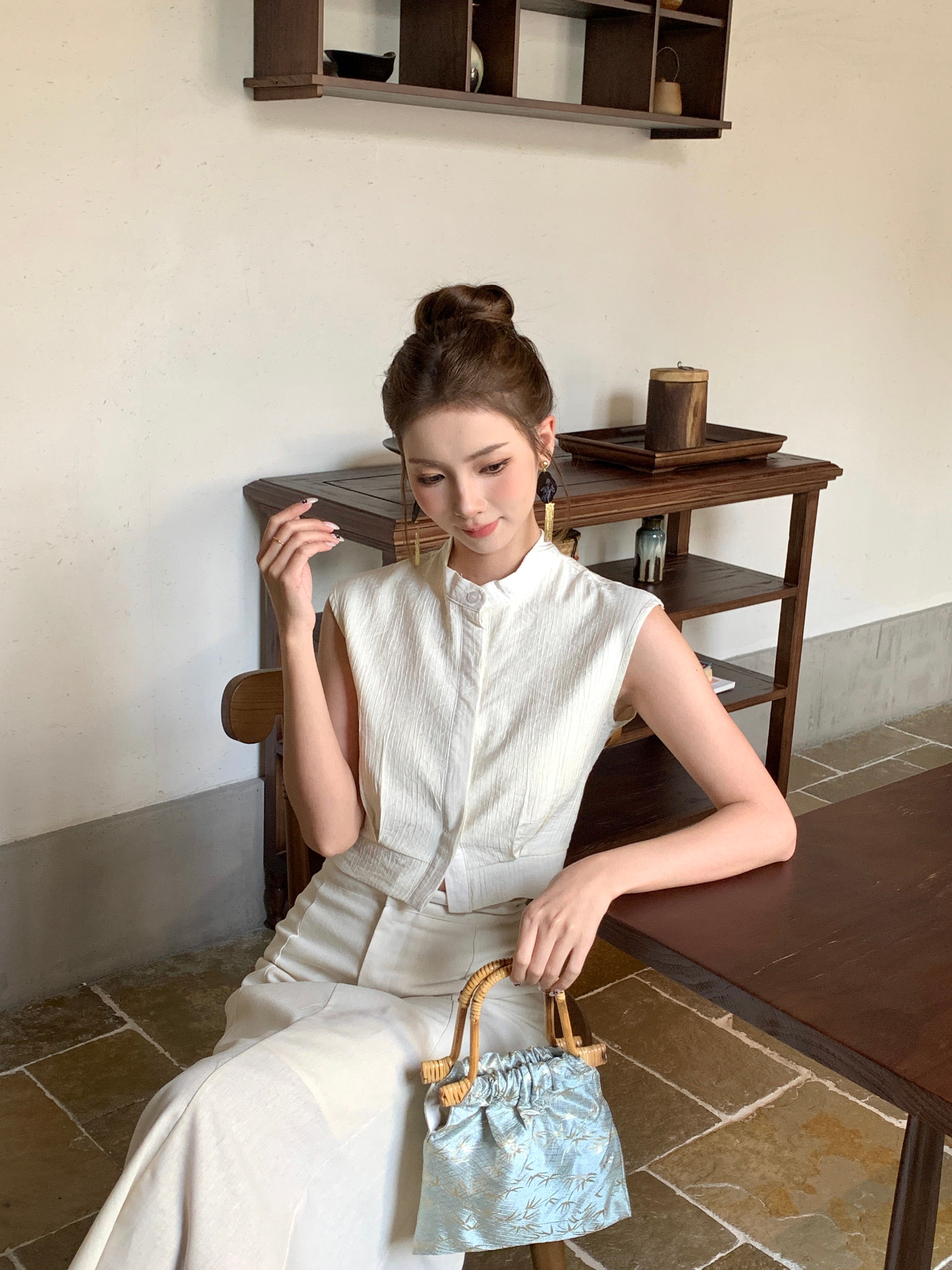 Xi Li Cheongsam Top