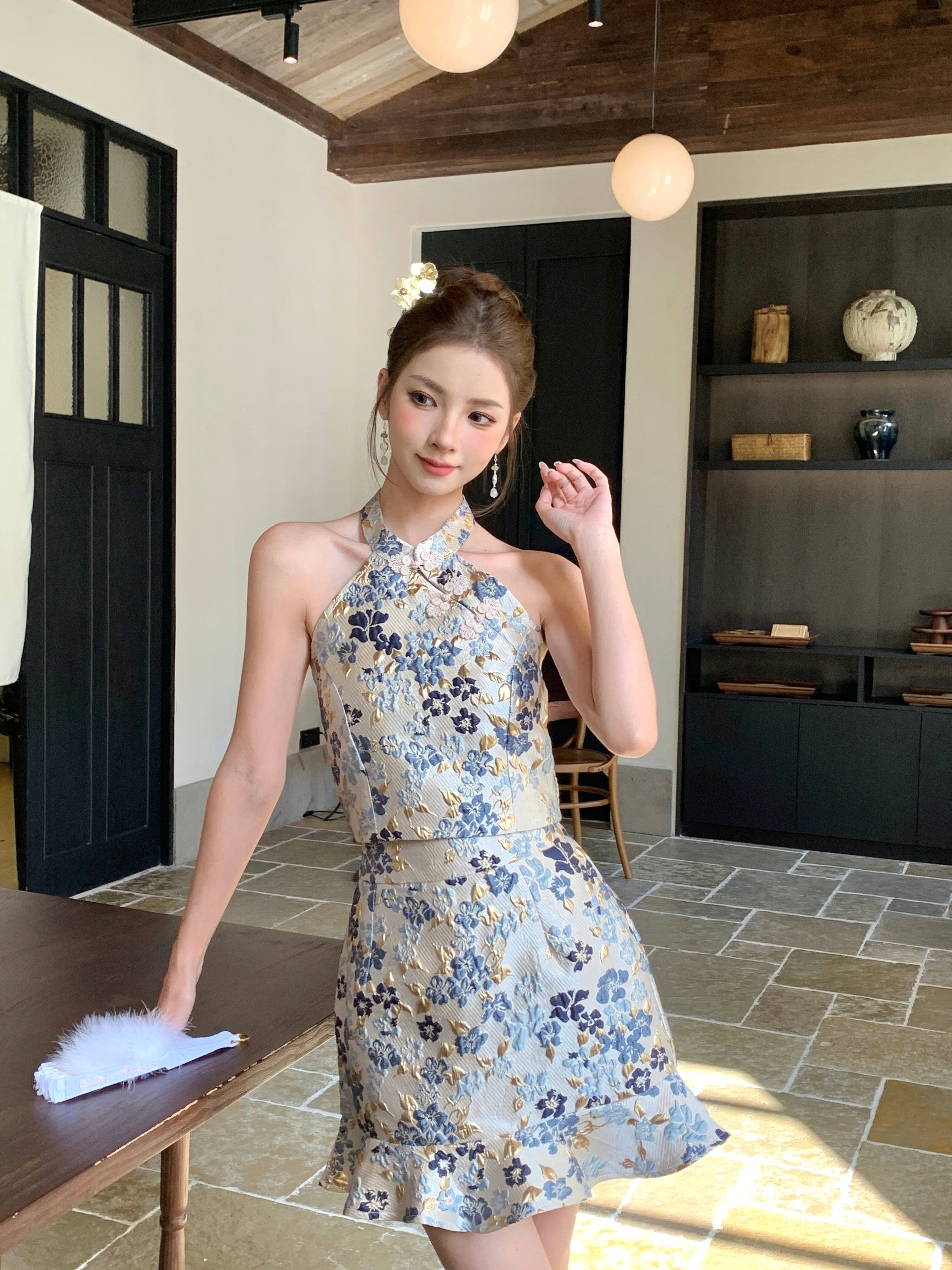Jin Li Cheongsam Top