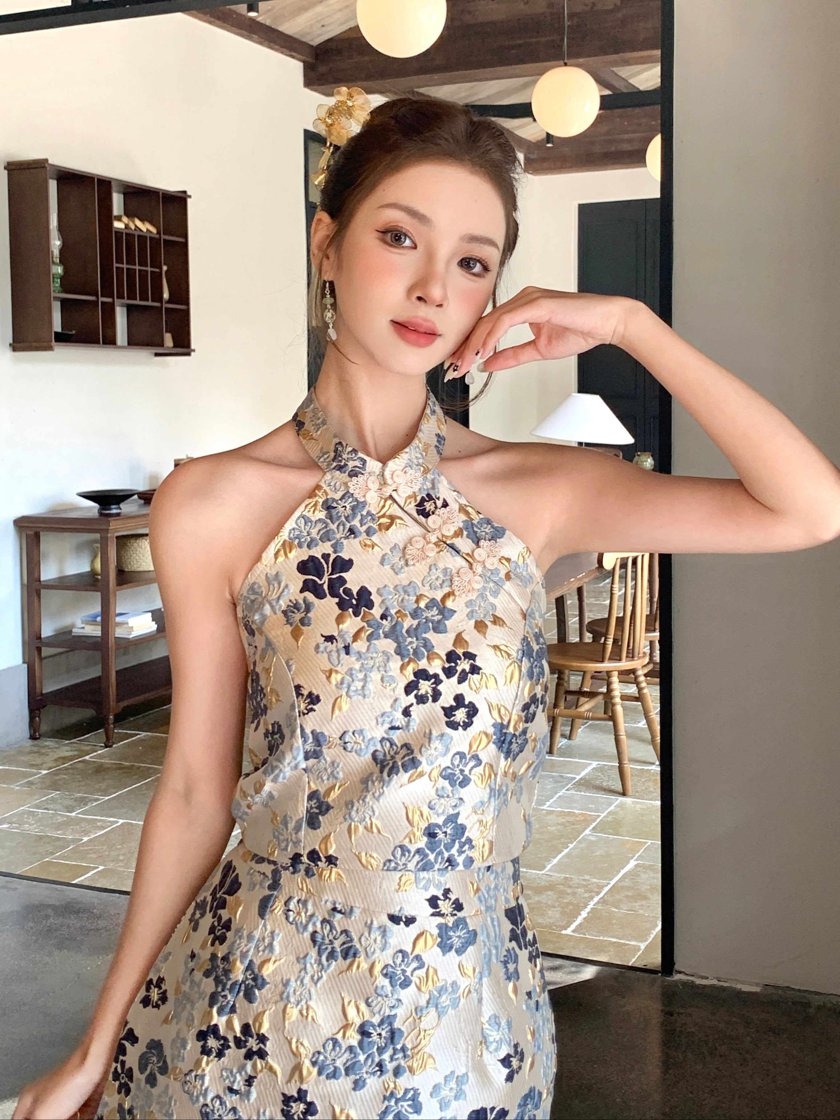 Jin Li Cheongsam Top