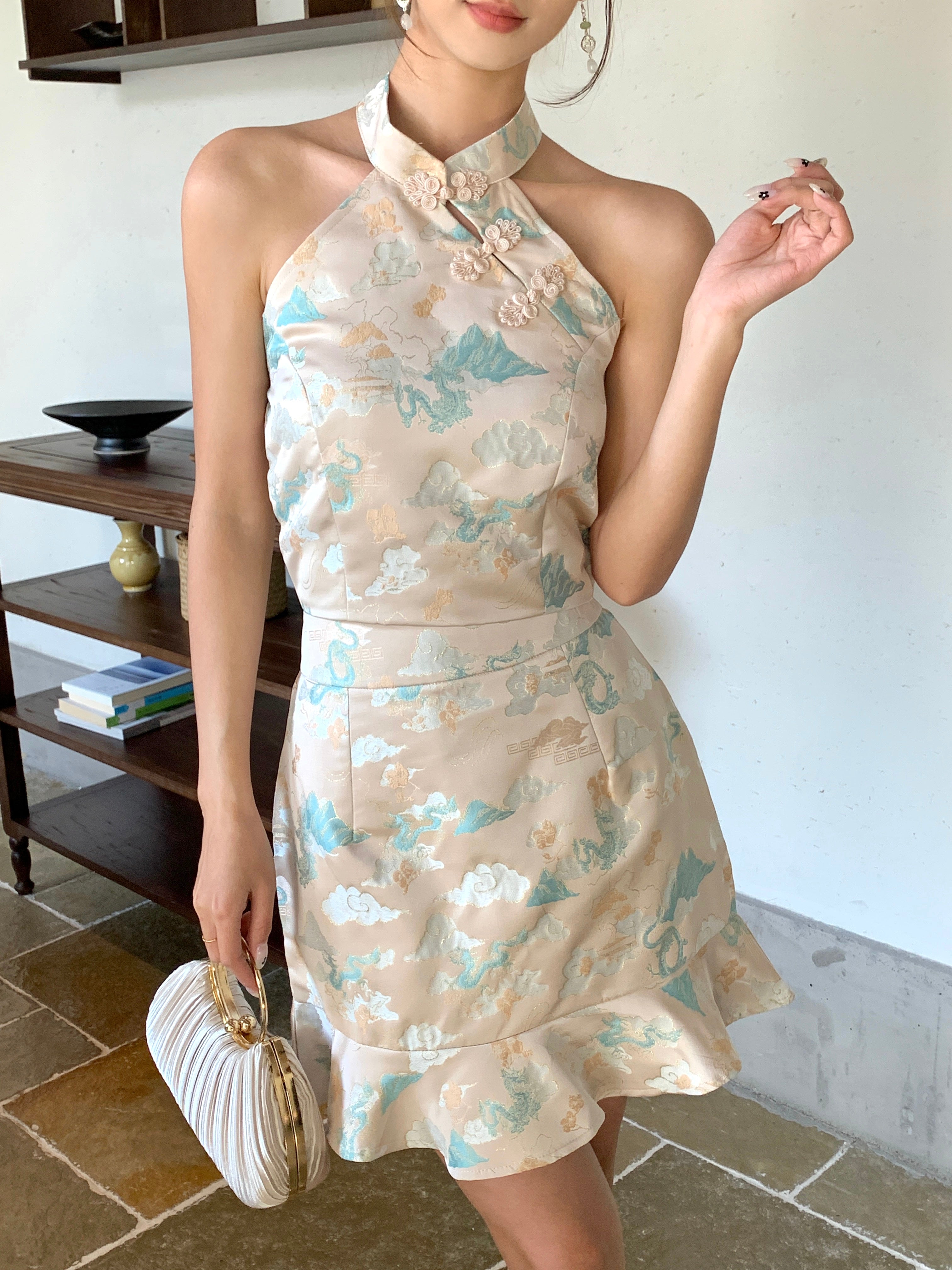 Jin Li Cheongsam Top