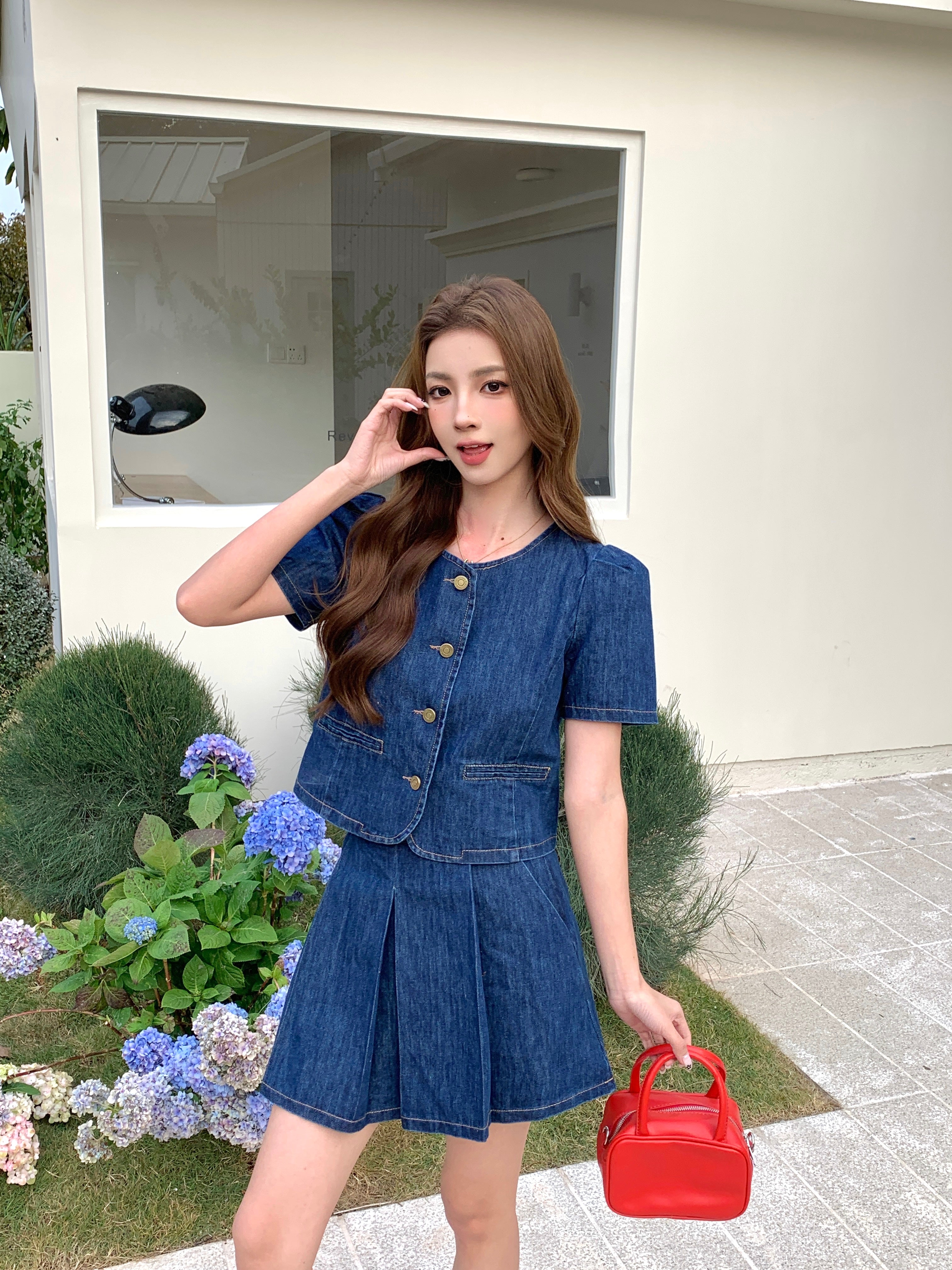 Savine Denim Skirt