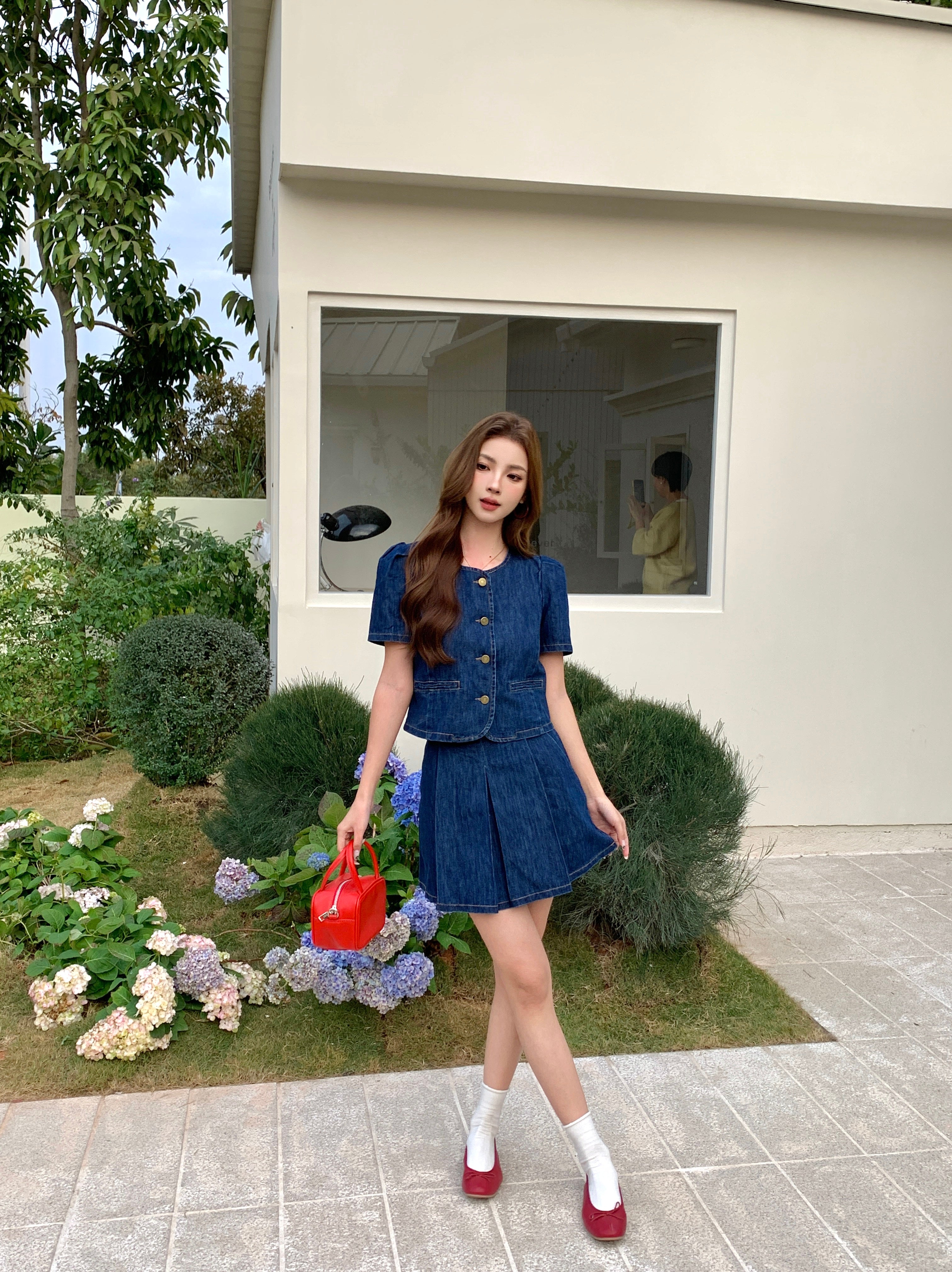 Savine Denim Skirt