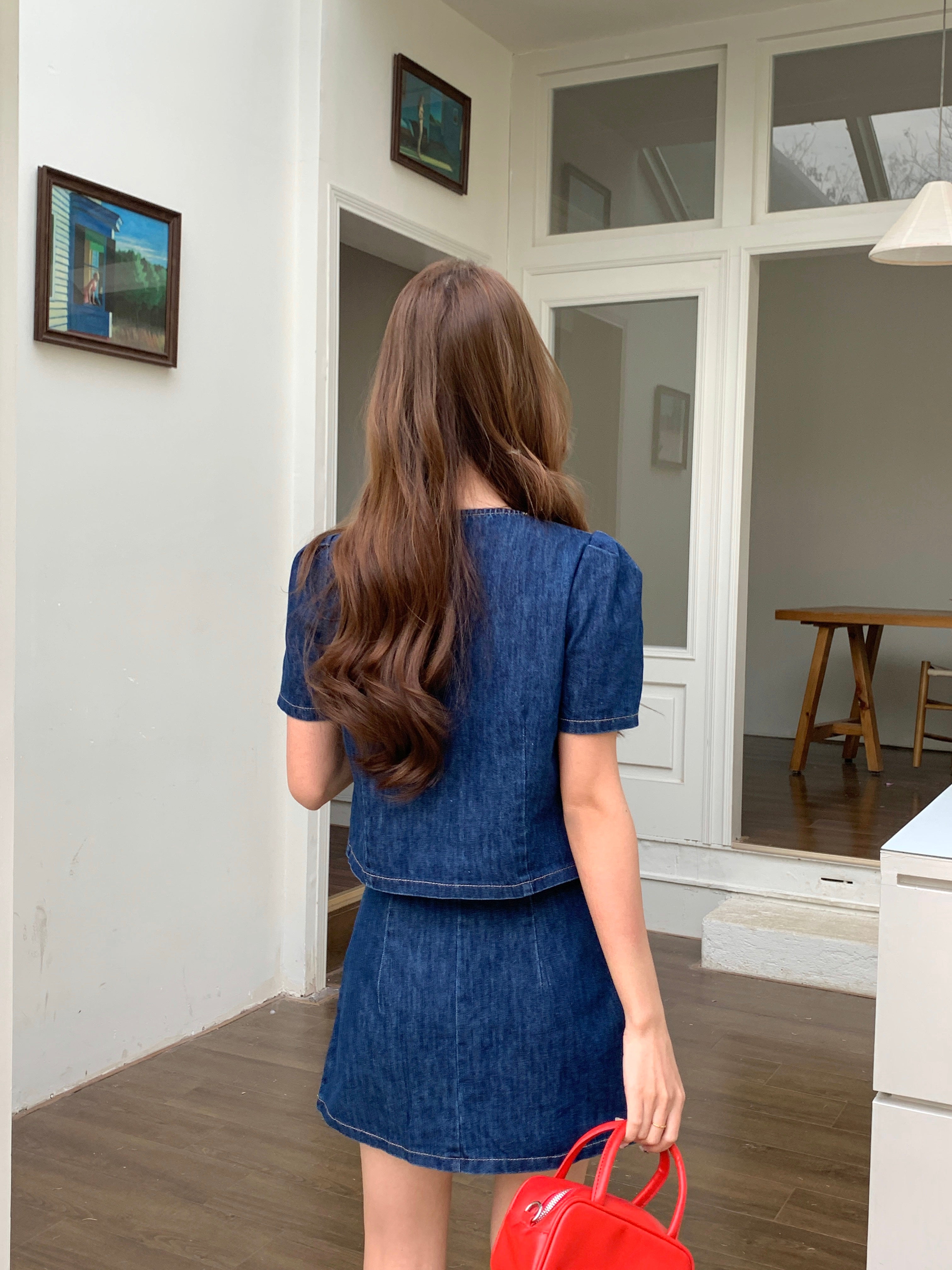 Savine Denim Skirt