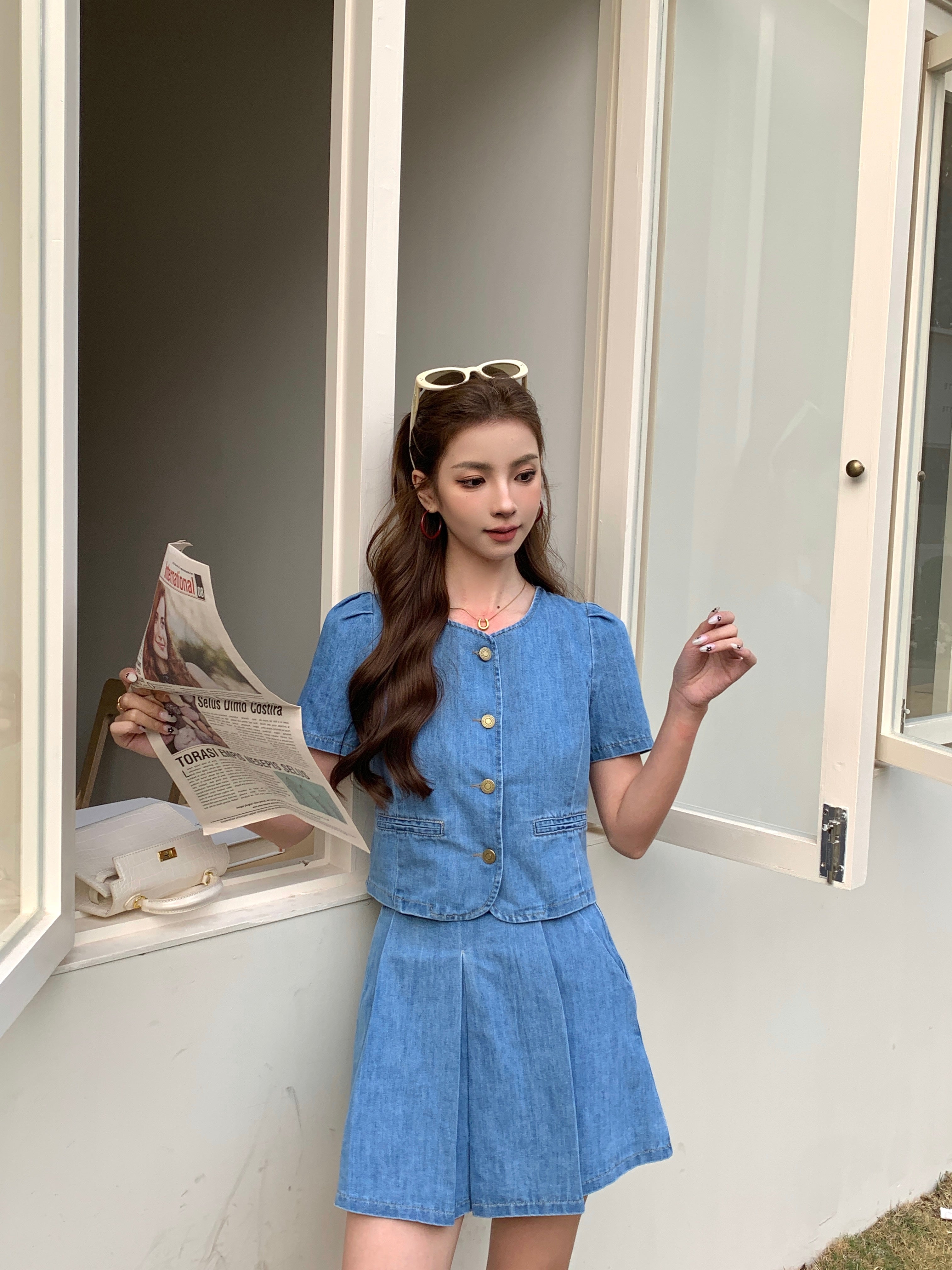 Savine Denim Skirt