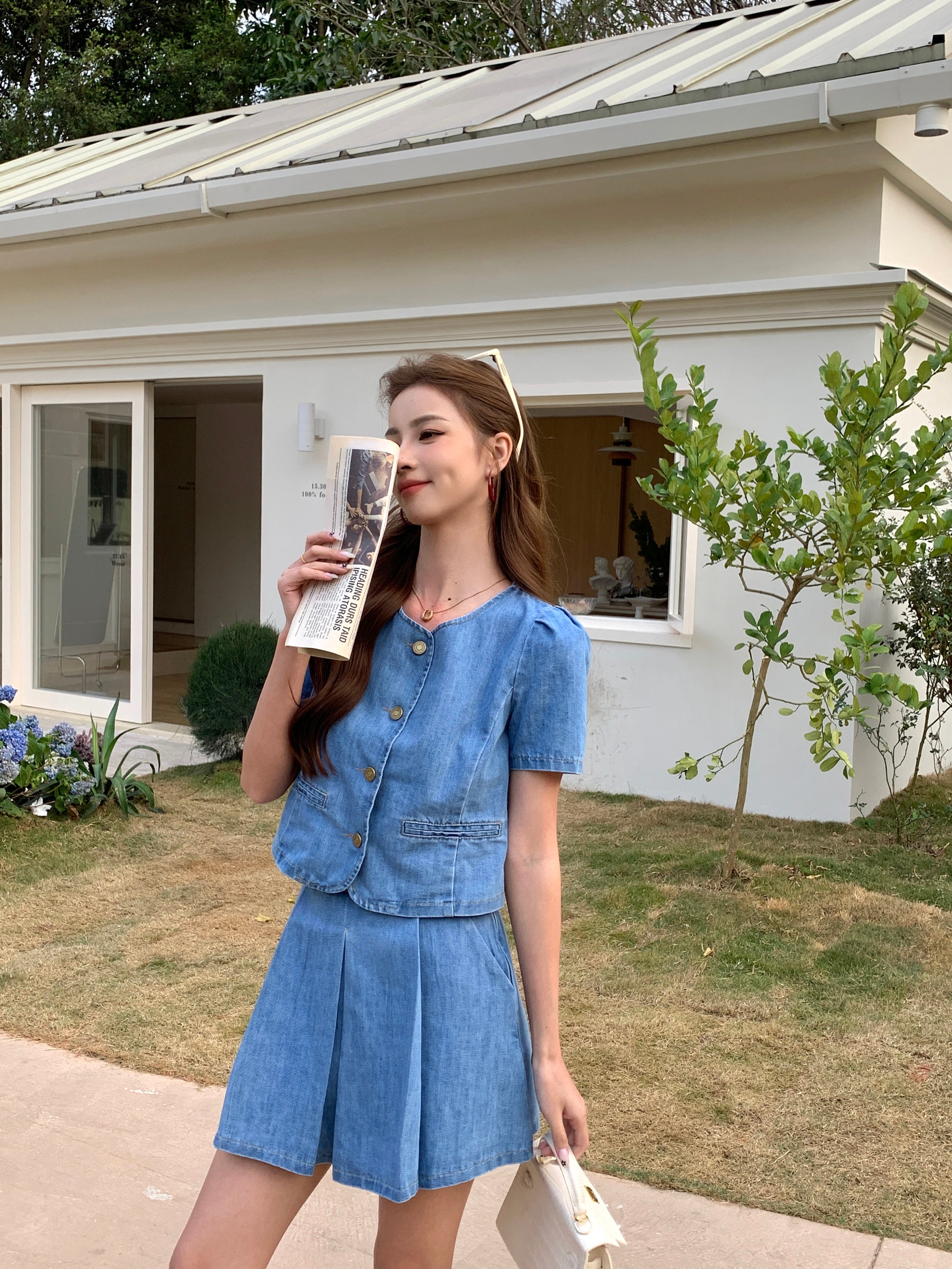Savine Denim Skirt