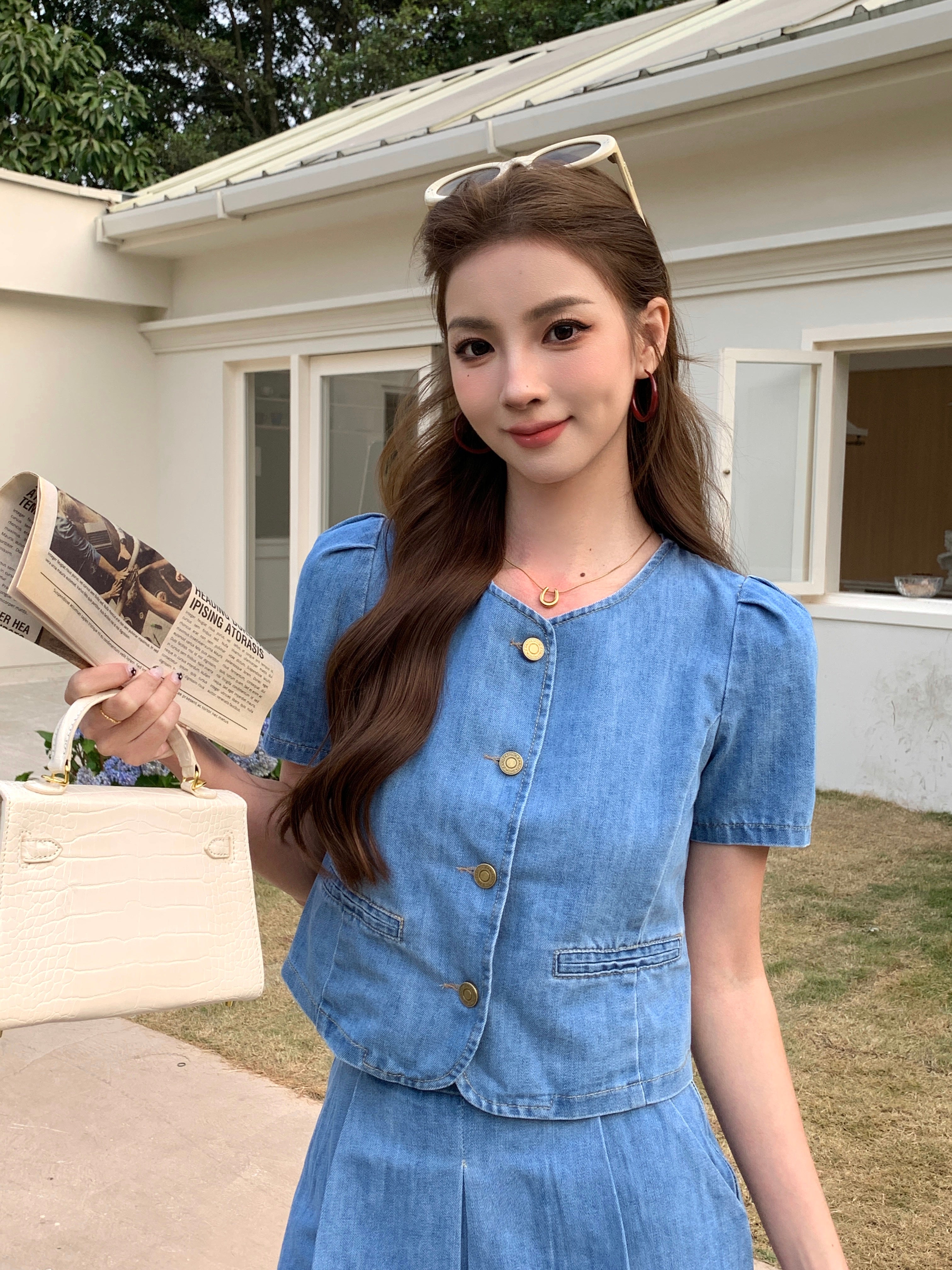 Savine Denim Skirt