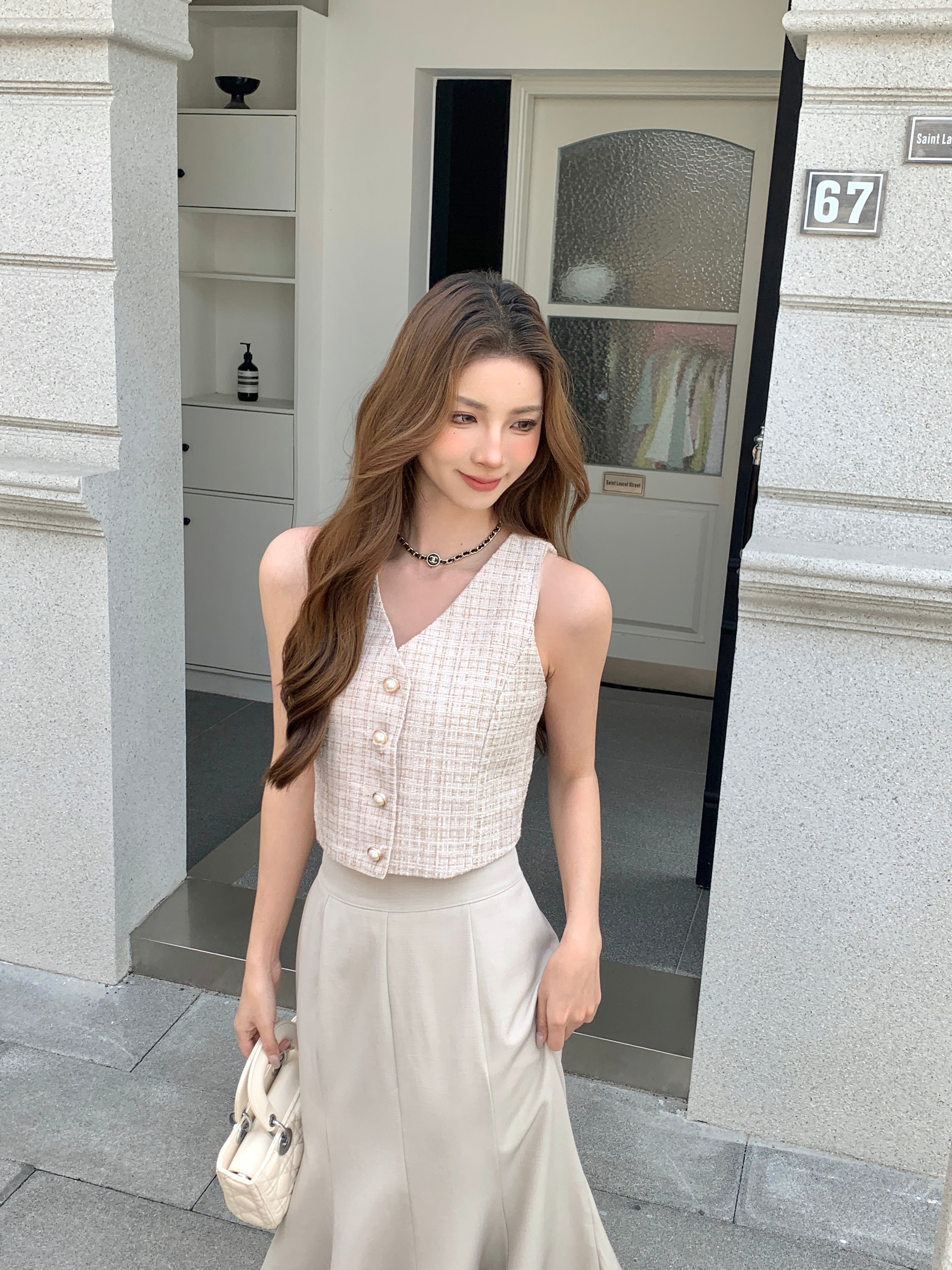 Cynsla Tweed Vest