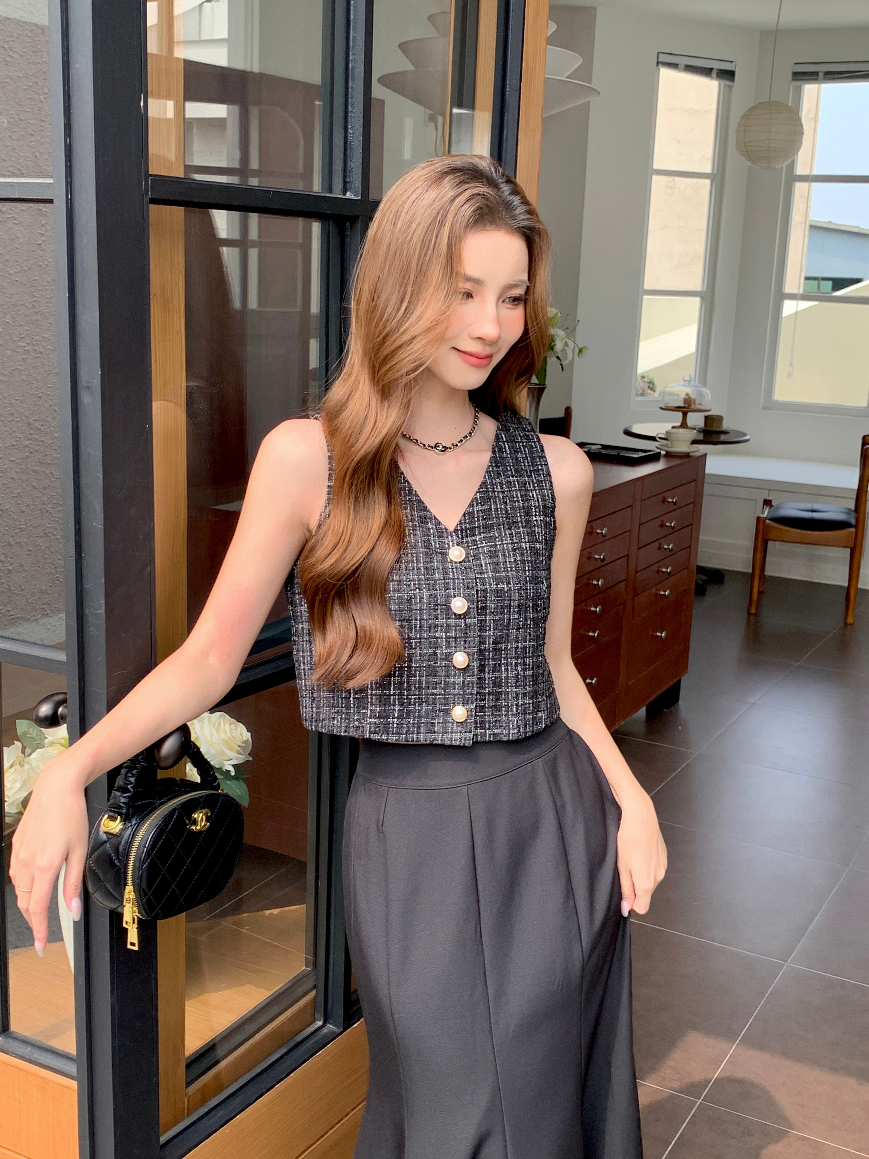 Cynsla Tweed Vest