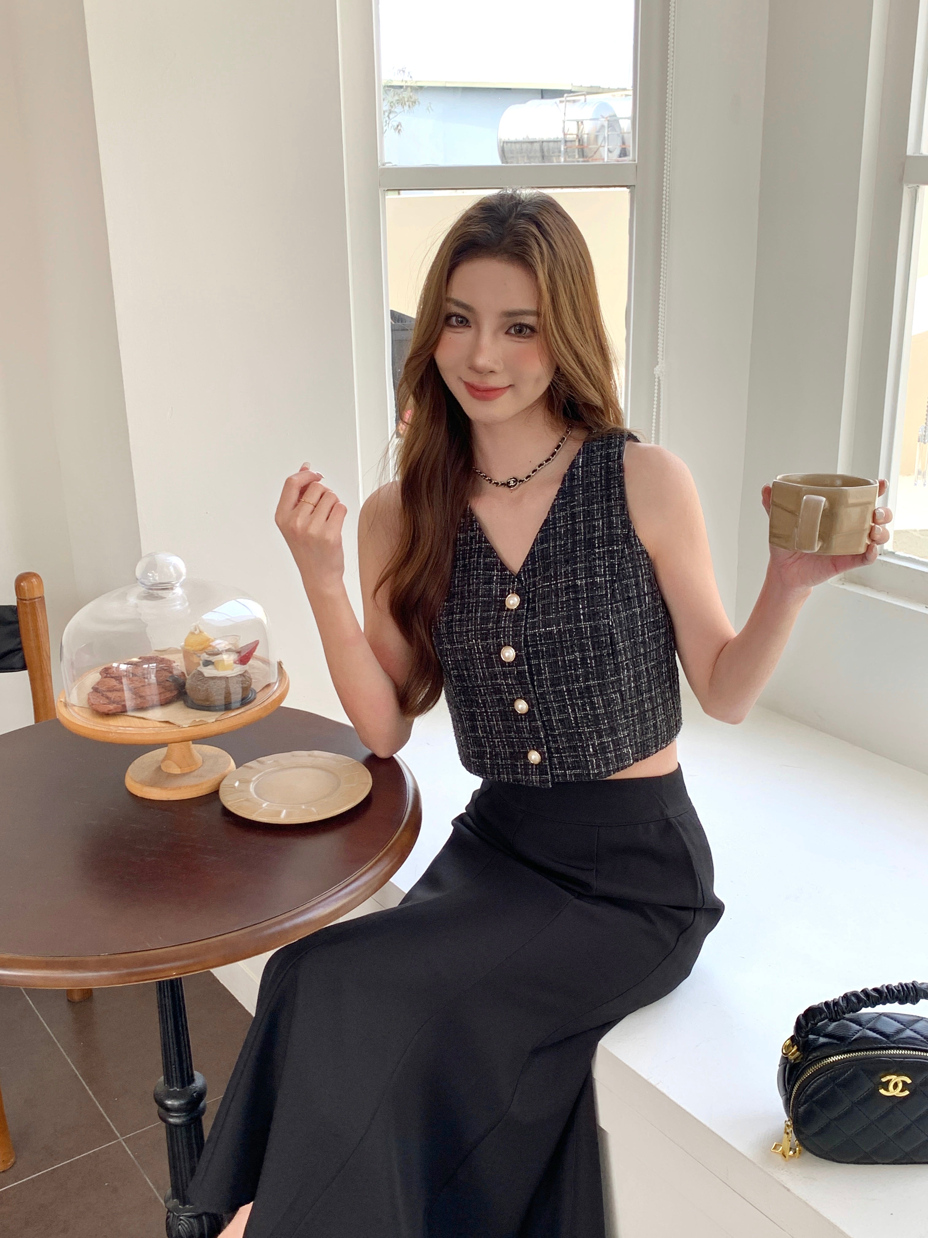 Cynsla Tweed Vest