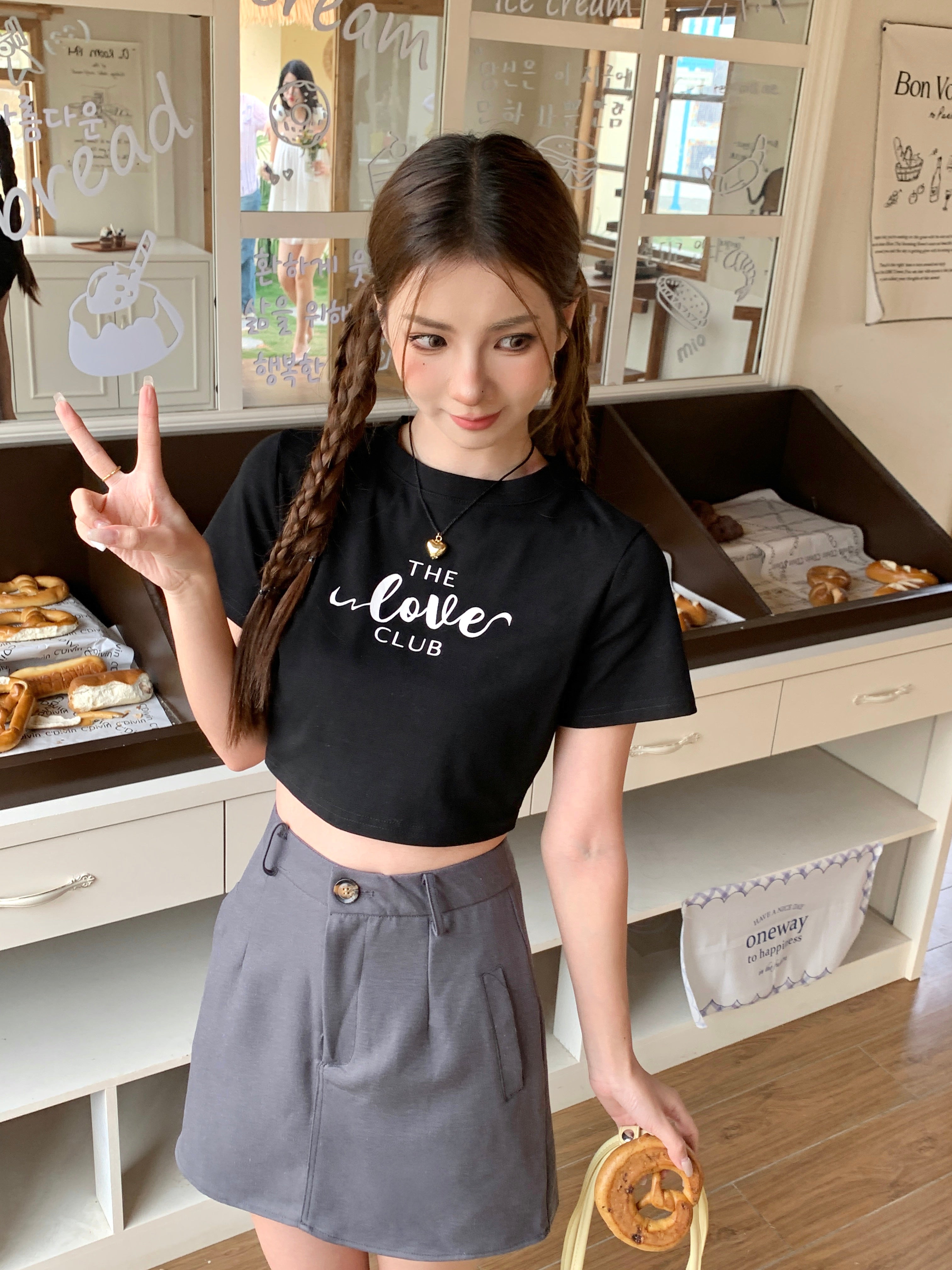 TLC Graphic Crop Top