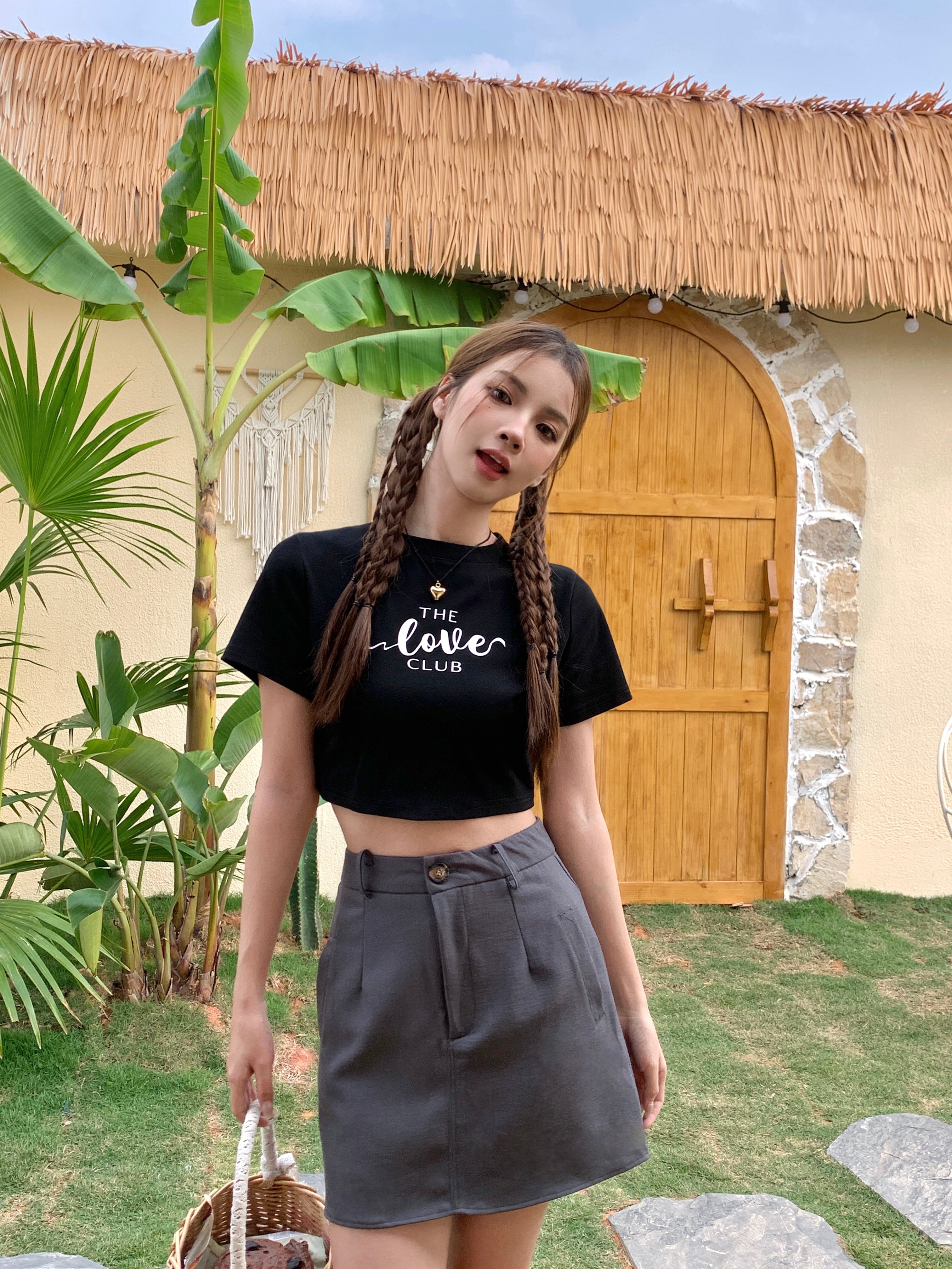 TLC Graphic Crop Top