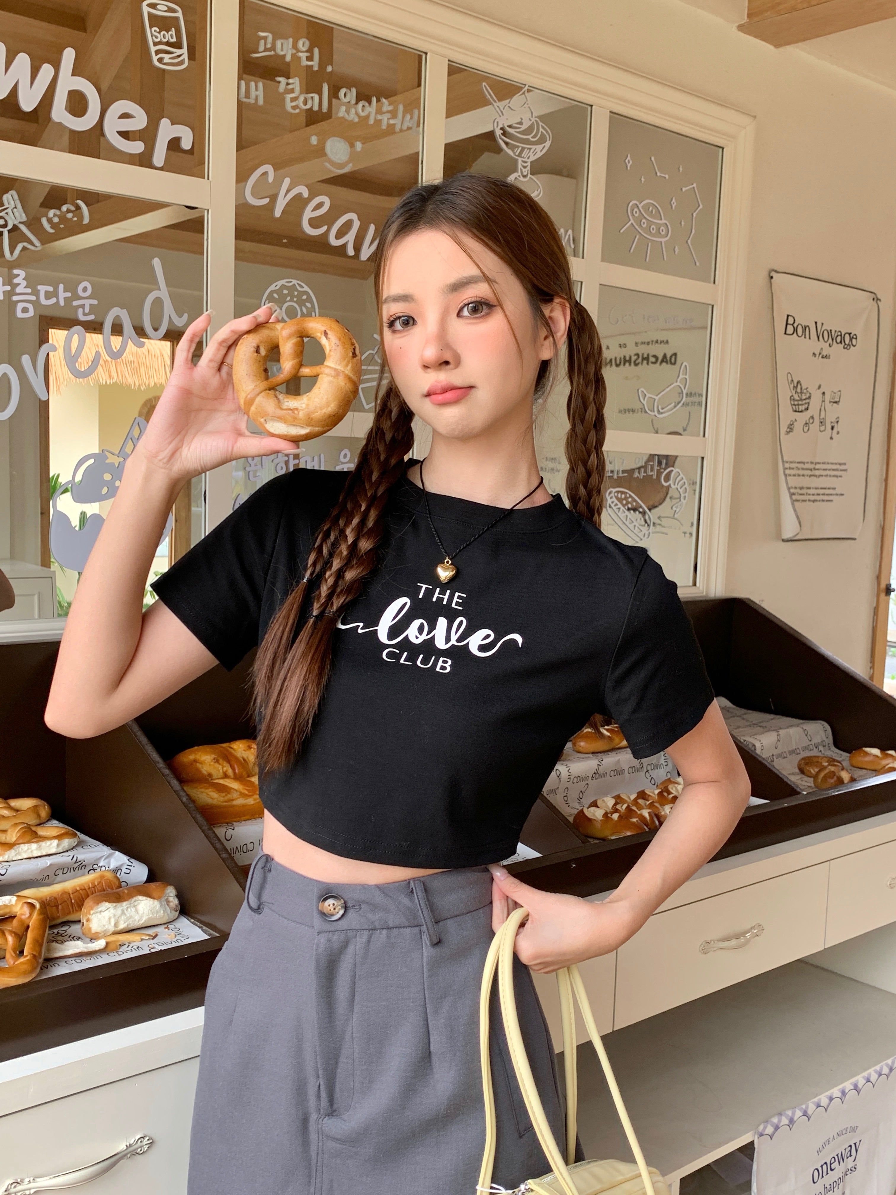TLC Graphic Crop Top
