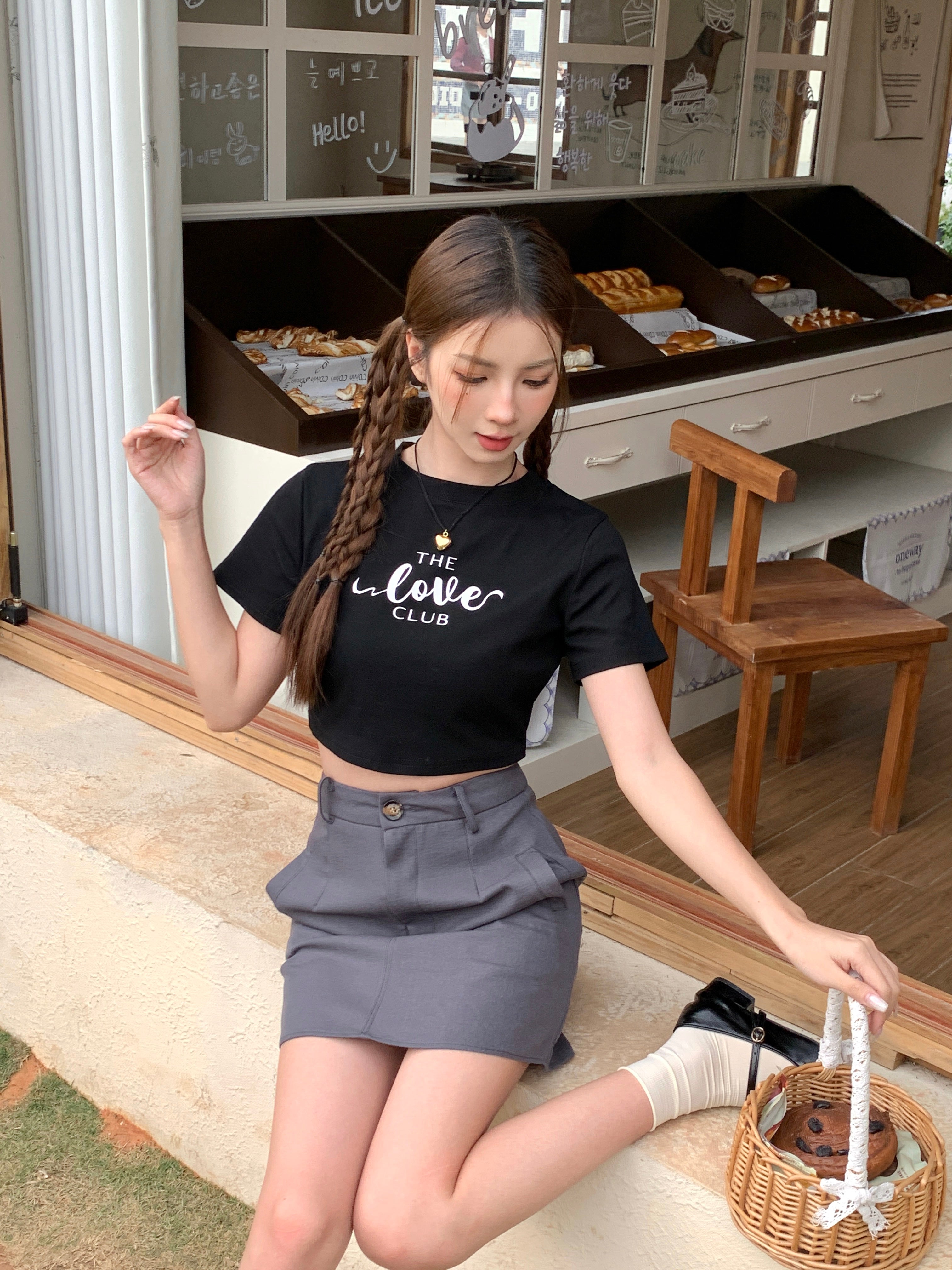 TLC Graphic Crop Top