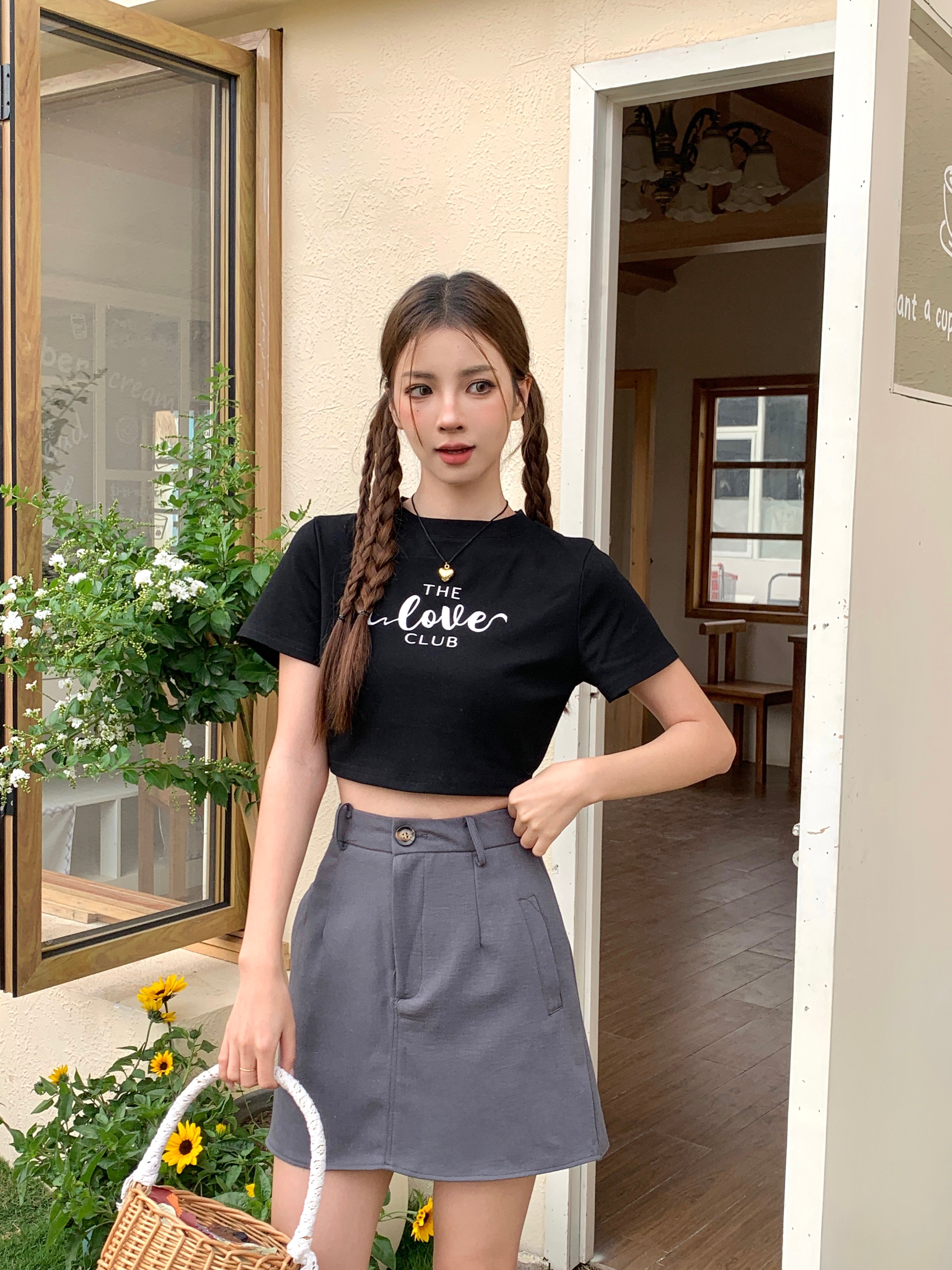 TLC Graphic Crop Top