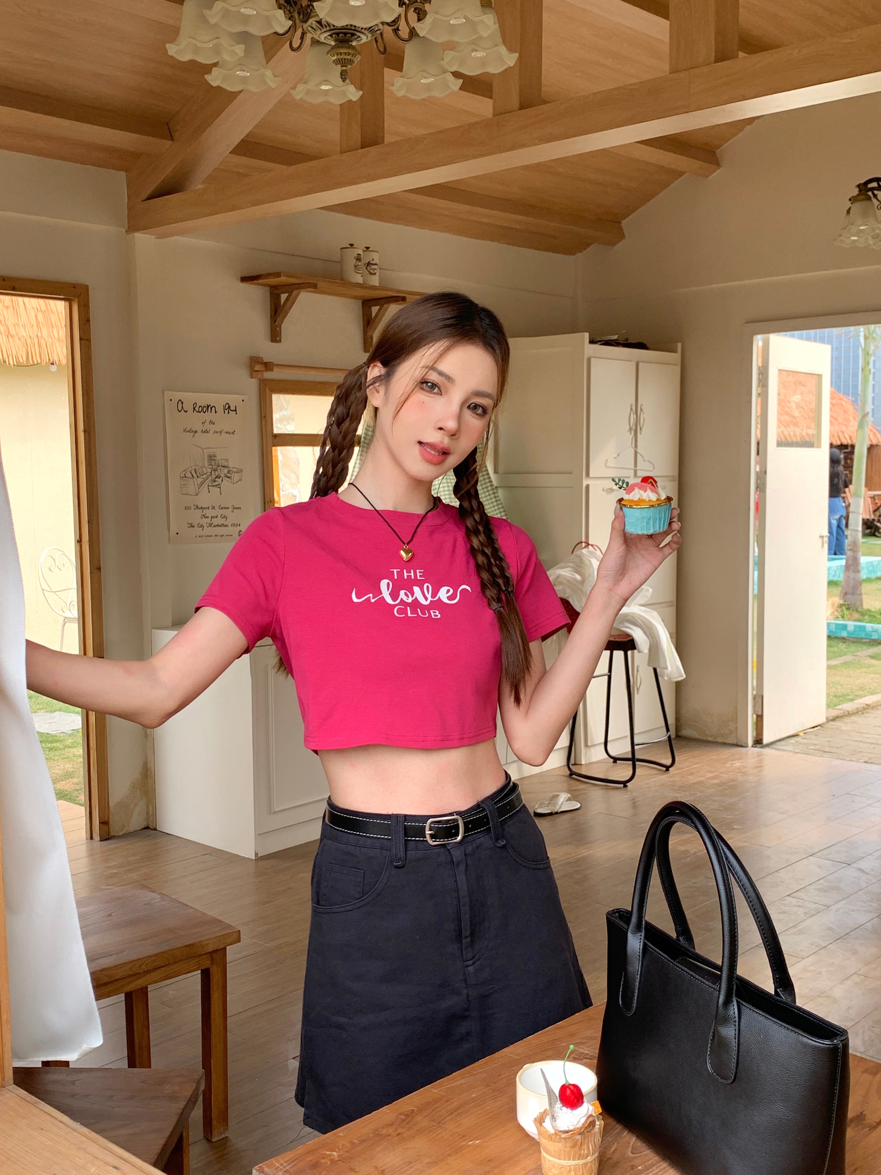 TLC Graphic Crop Top
