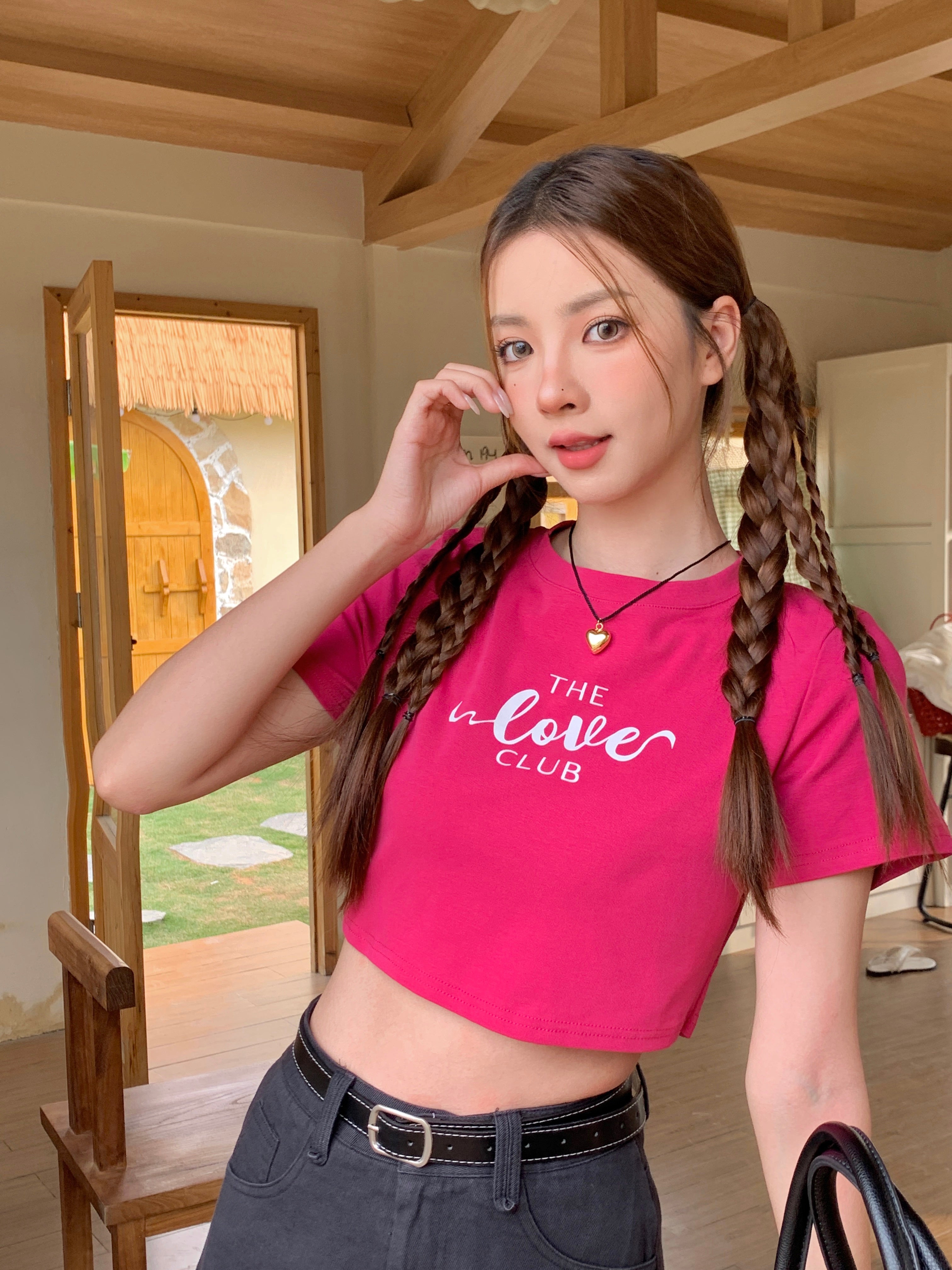 TLC Graphic Crop Top