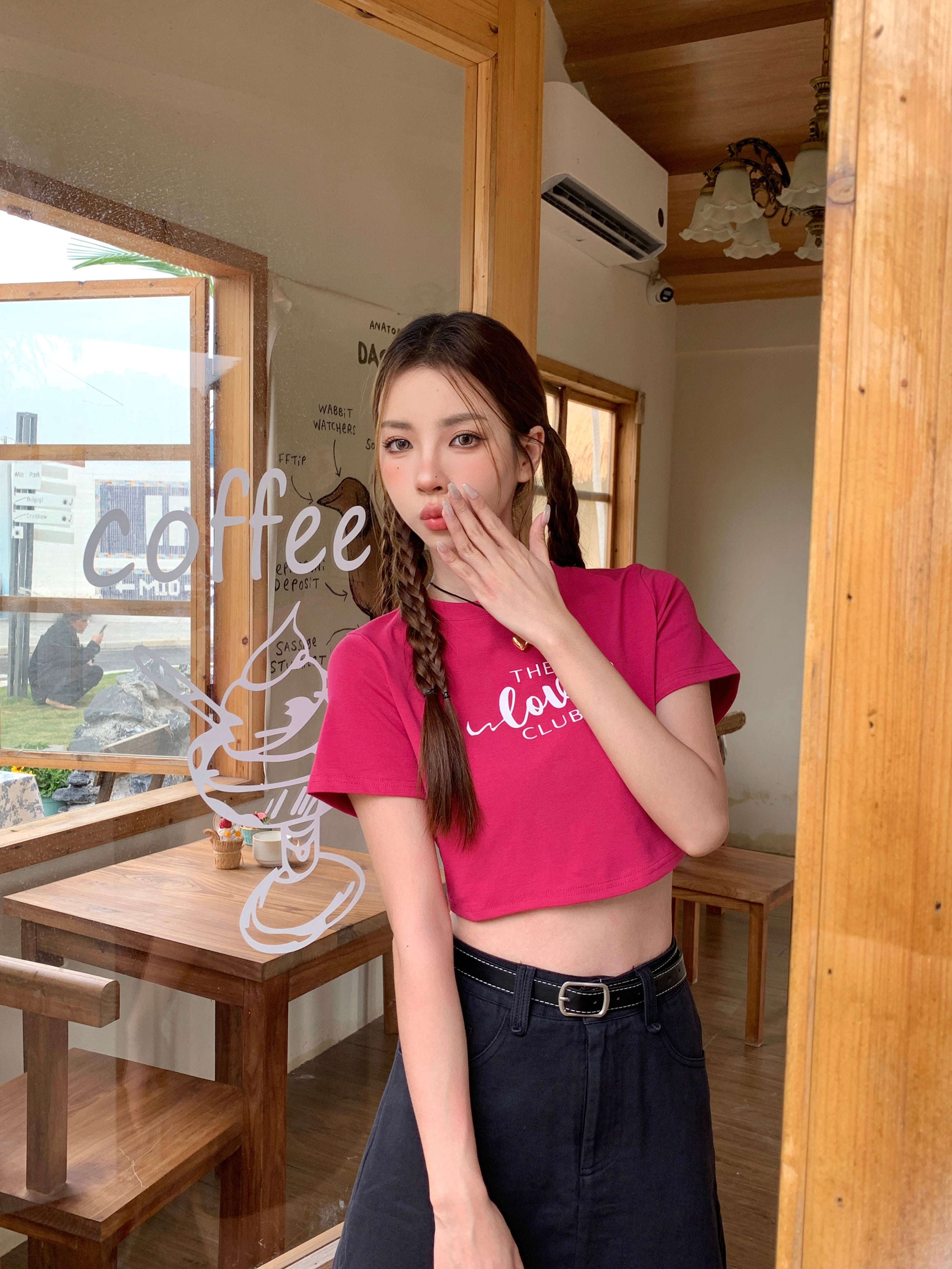 TLC Graphic Crop Top