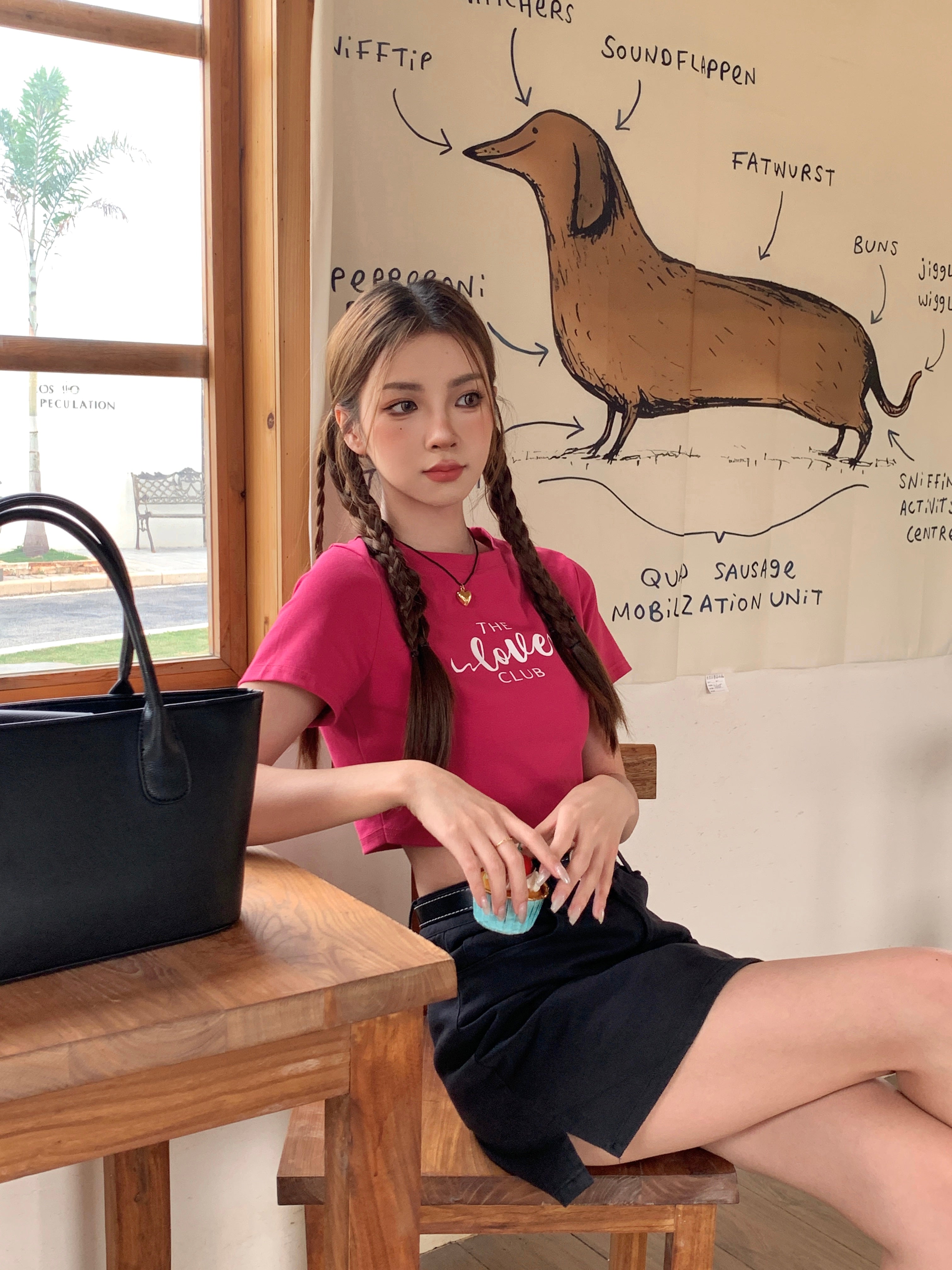 TLC Graphic Crop Top