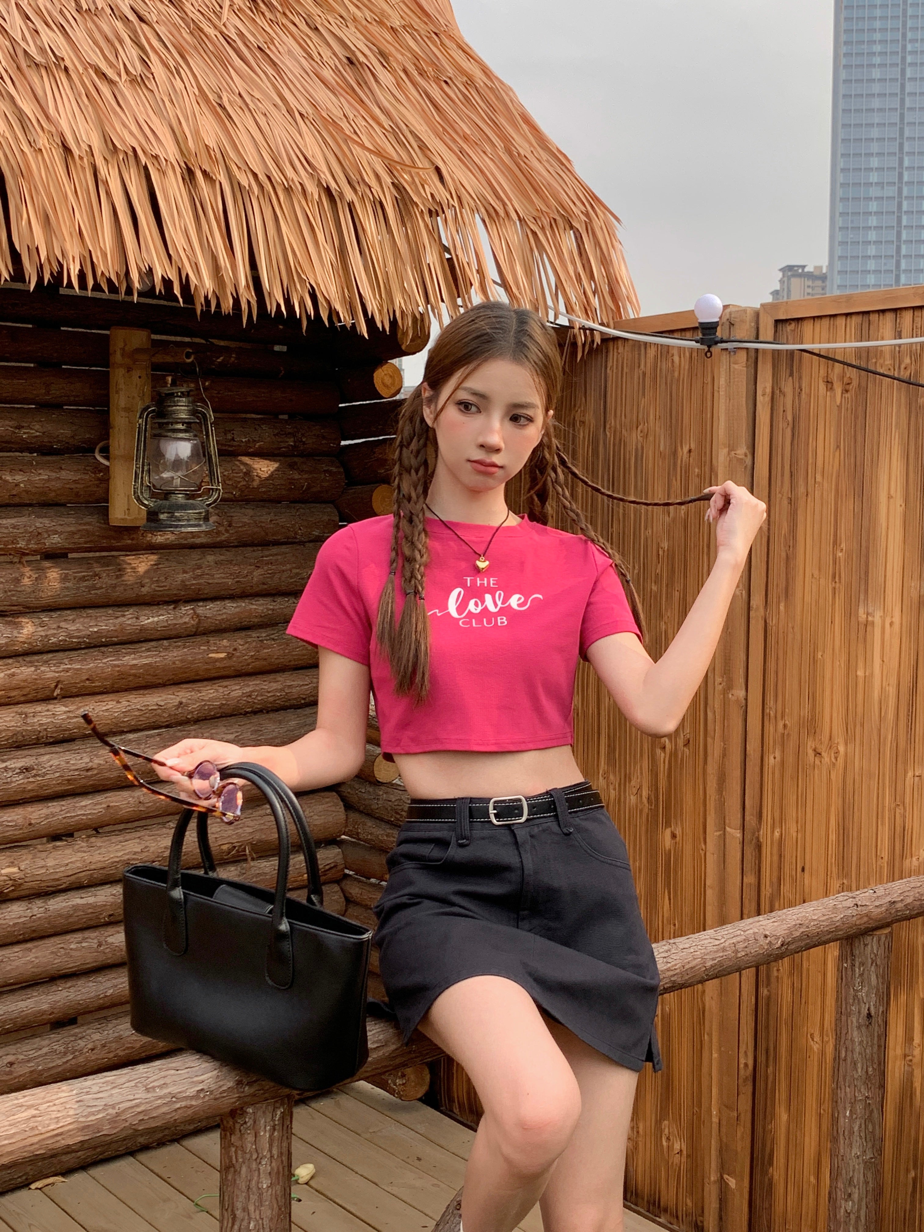 TLC Graphic Crop Top