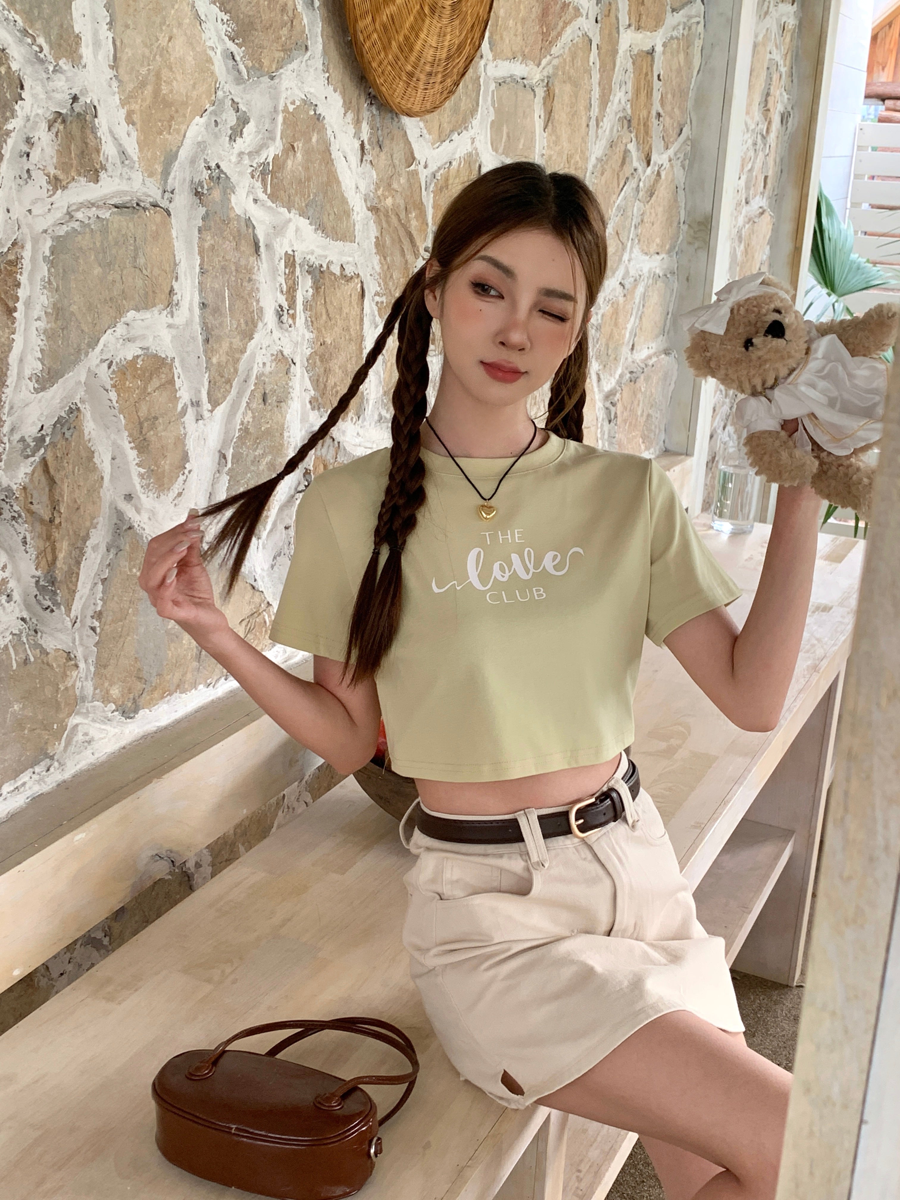 TLC Graphic Crop Top
