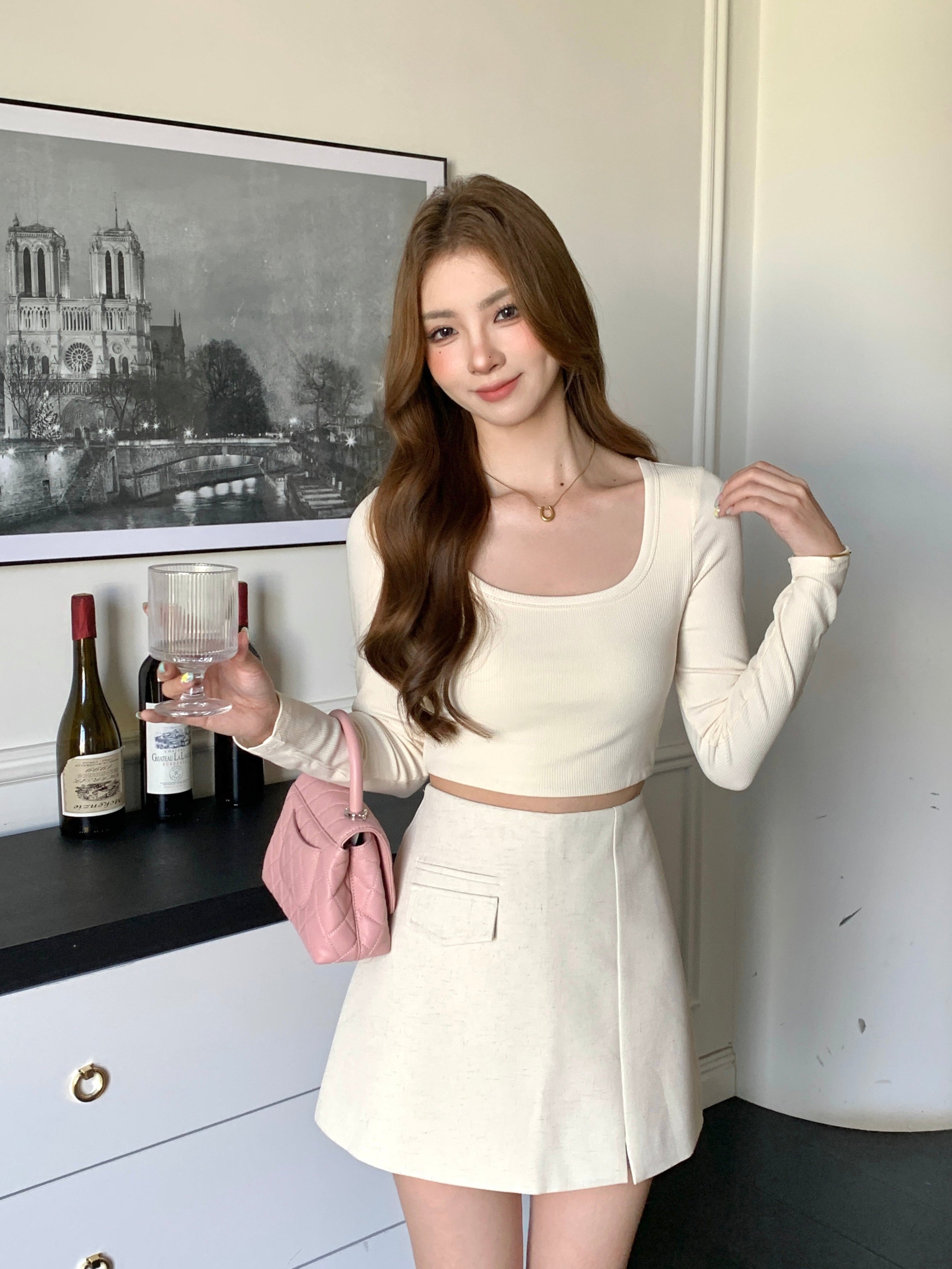 Elyseen Basic Knitted Top