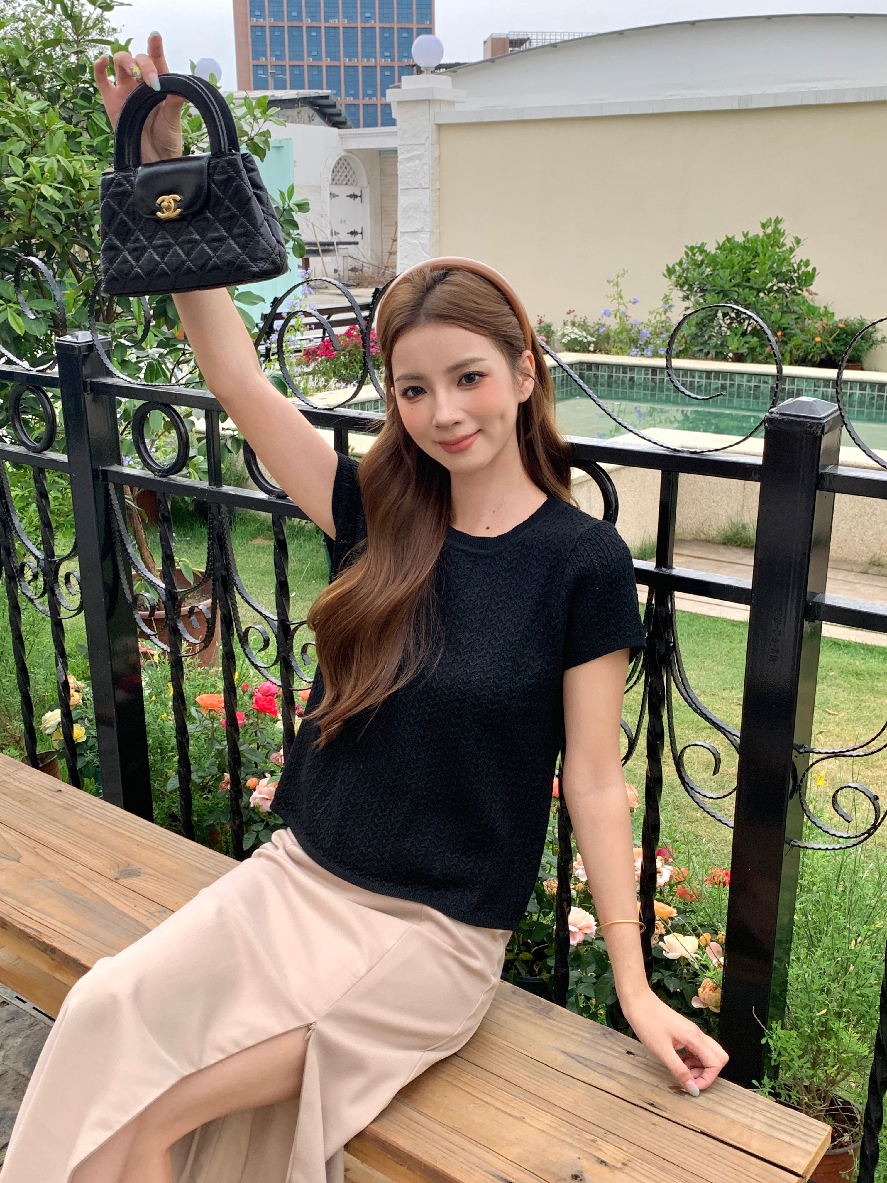 Kokomi Knitted Top