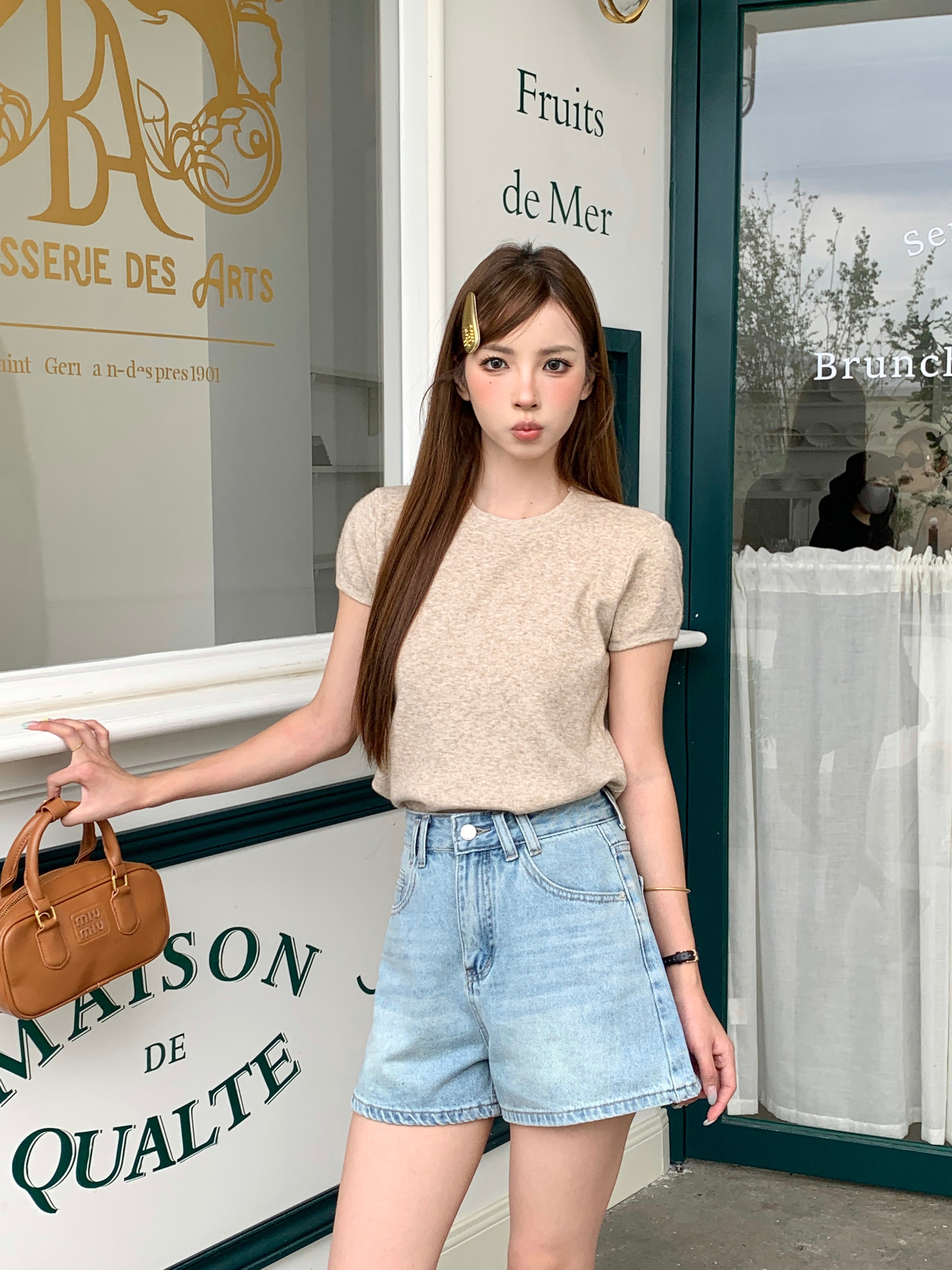 Kazuha Denim Shorts