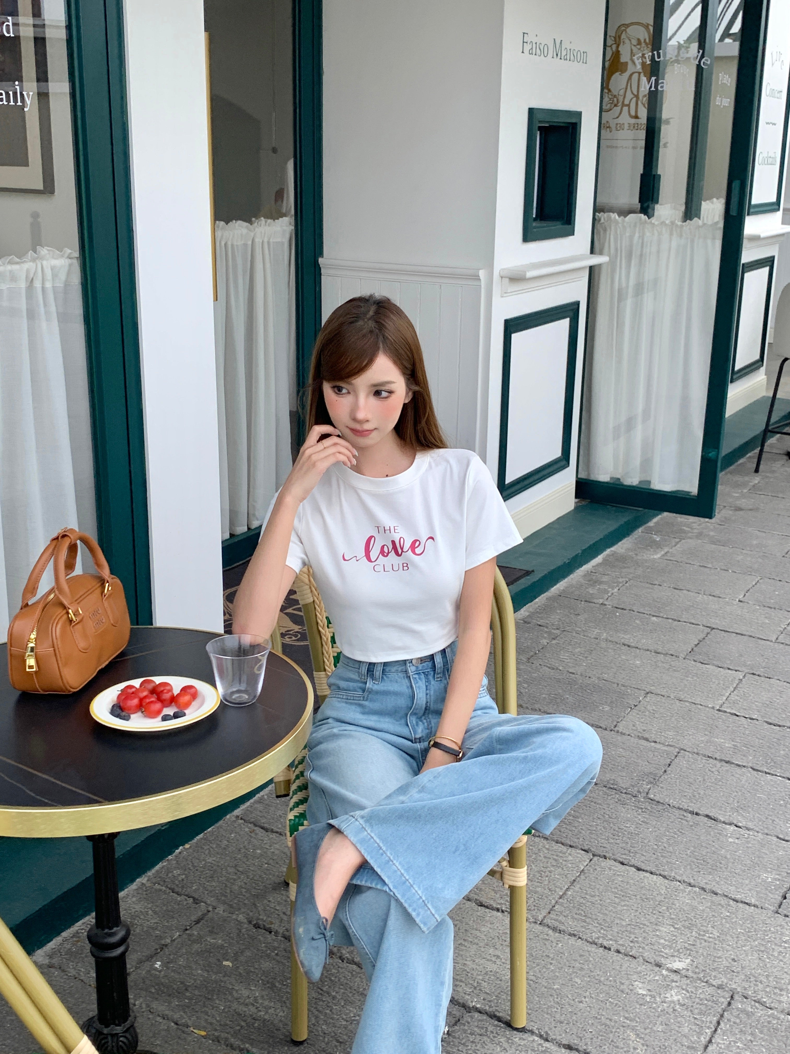 TLC Graphic Crop Top