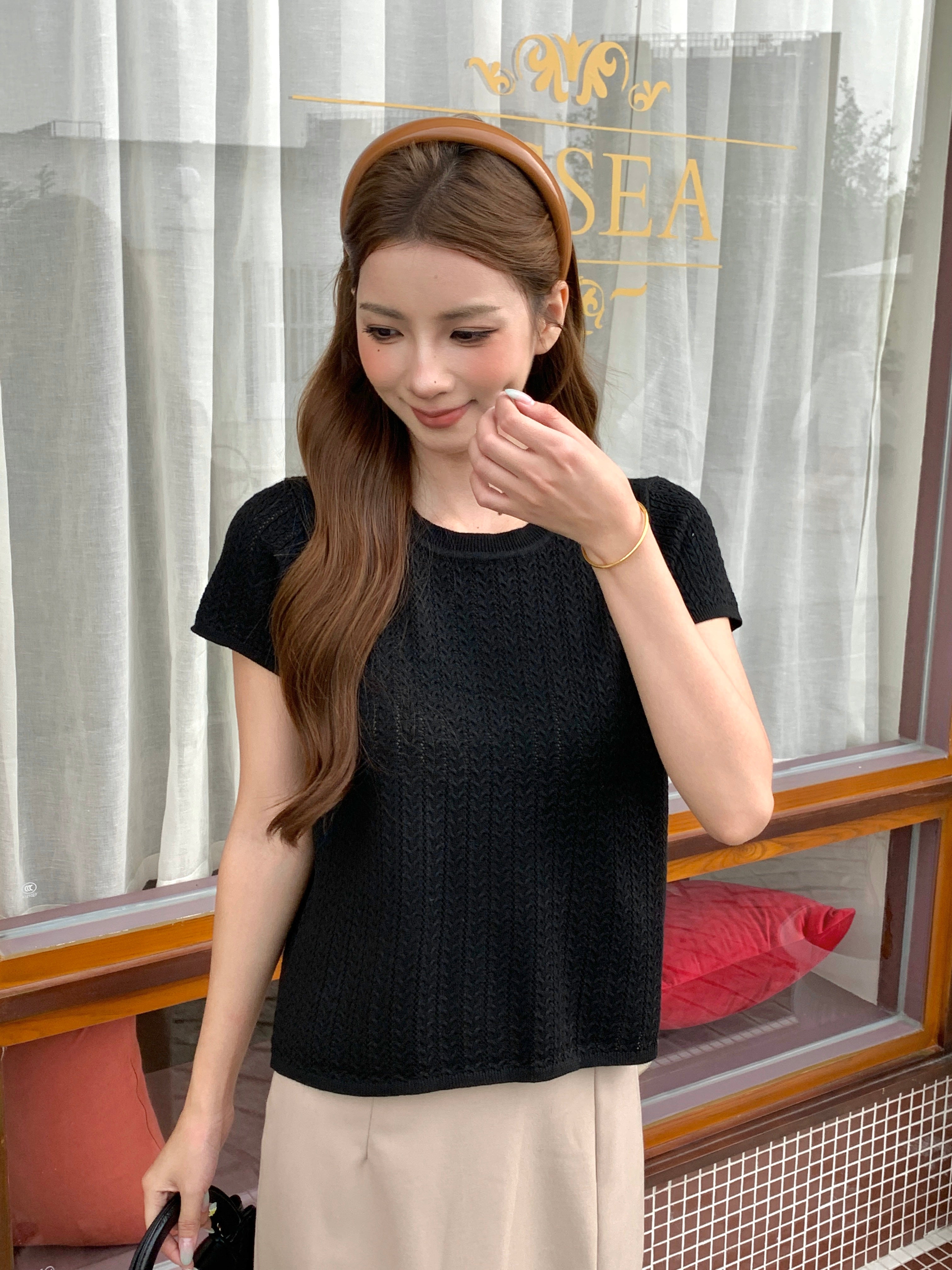 Kokomi Knitted Top