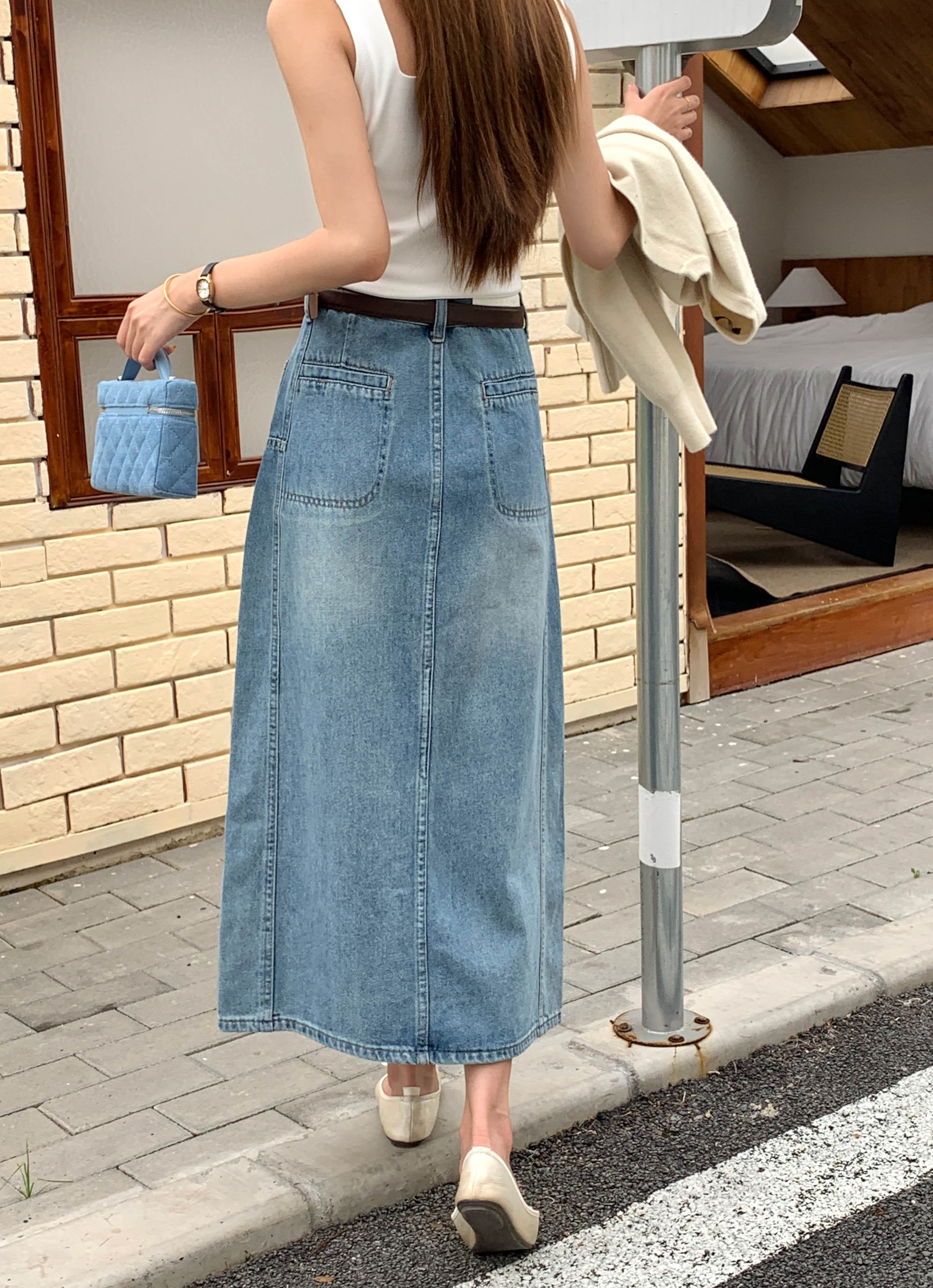 Yeona Denim Skirt