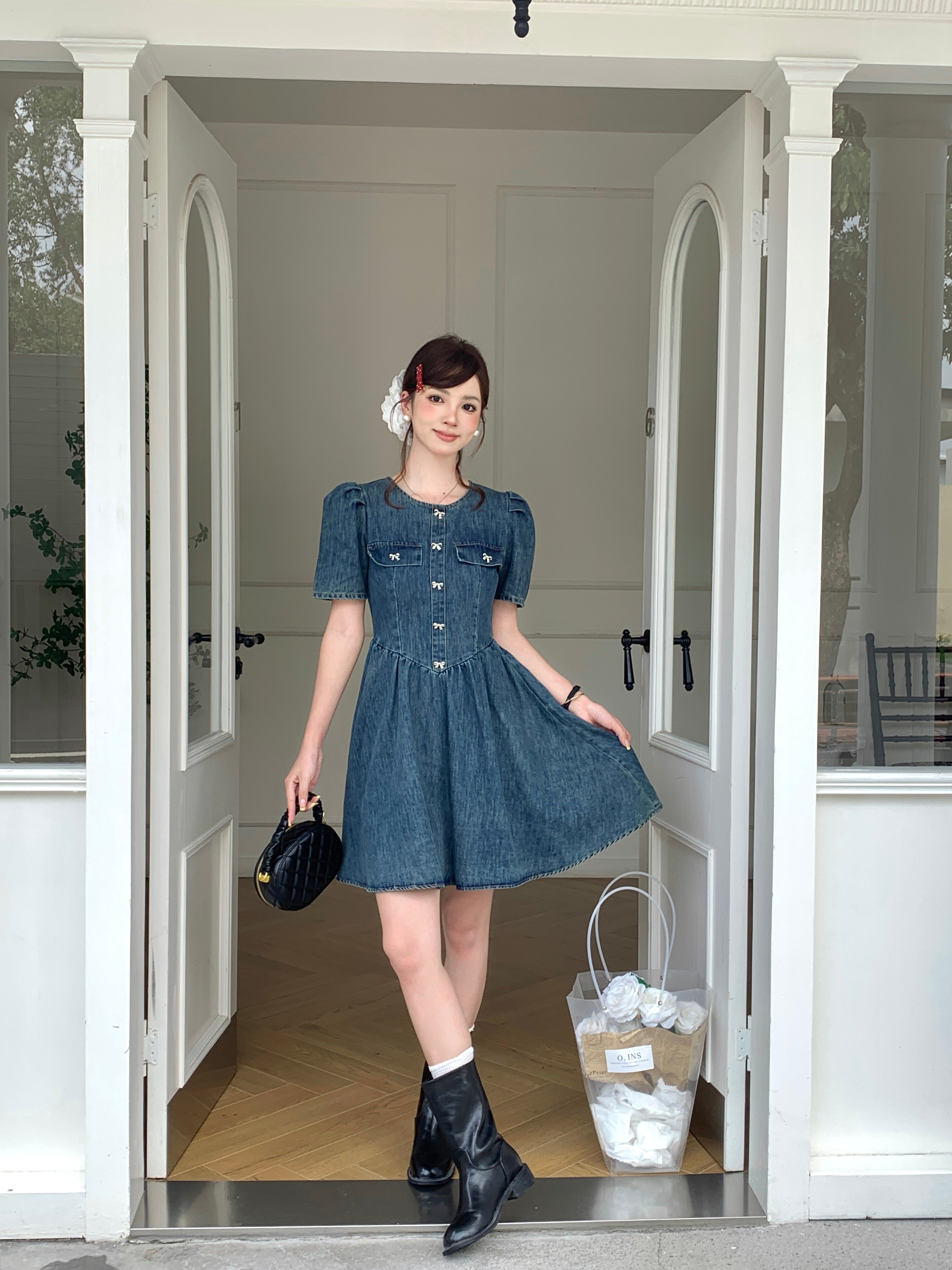 Candace Denim Dress
