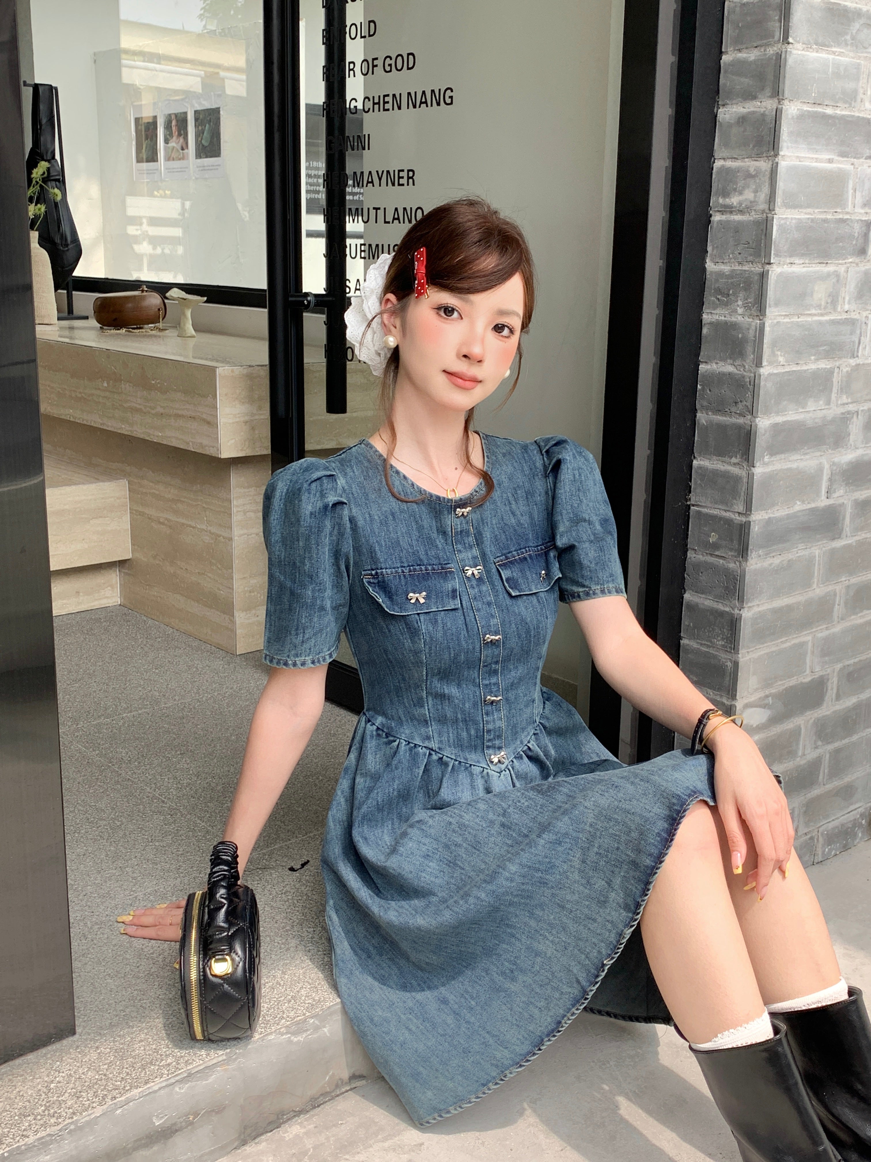Candace Denim Dress