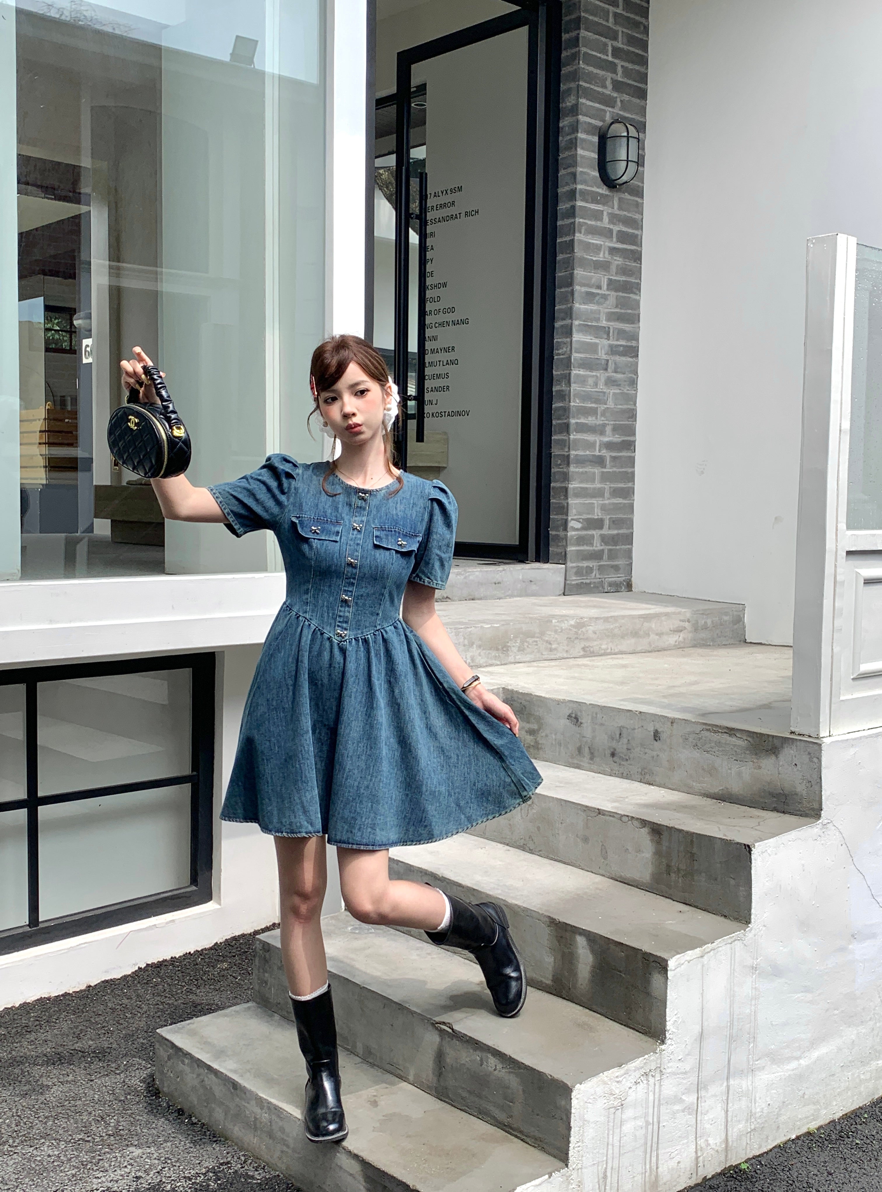 Candace Denim Dress